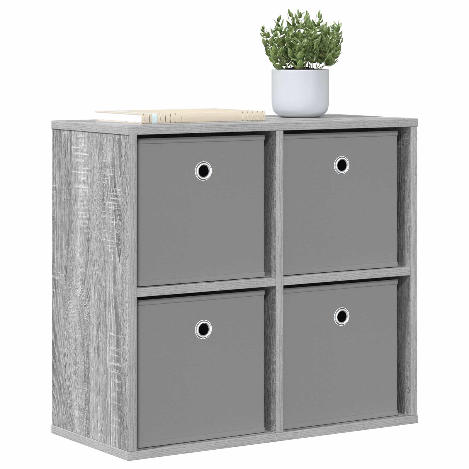 Sideboard mit Schubladen Graues Sonoma 59,5 x 27 x 57 cm