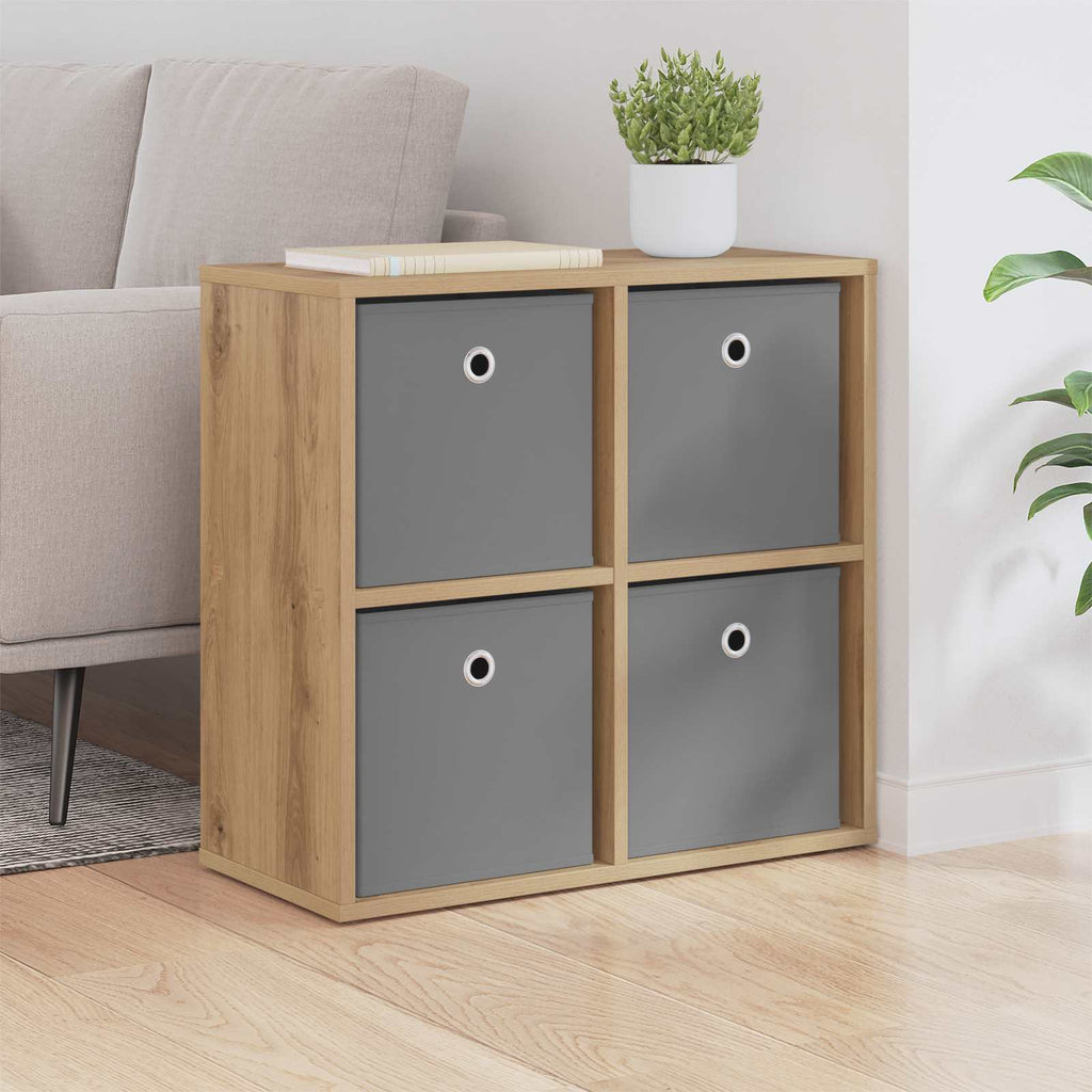 Sideboard mit Schubladen Artisan-Eiche 59,5 x 27 x 57 cm