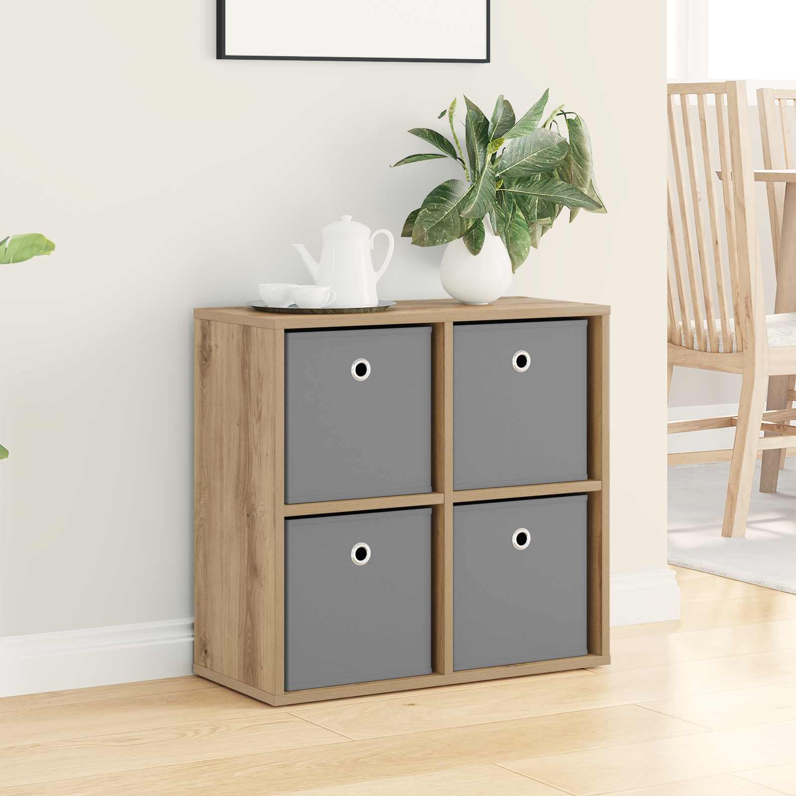 Sideboard mit Schubladen Artisan-Eiche 59,5 x 27 x 57 cm