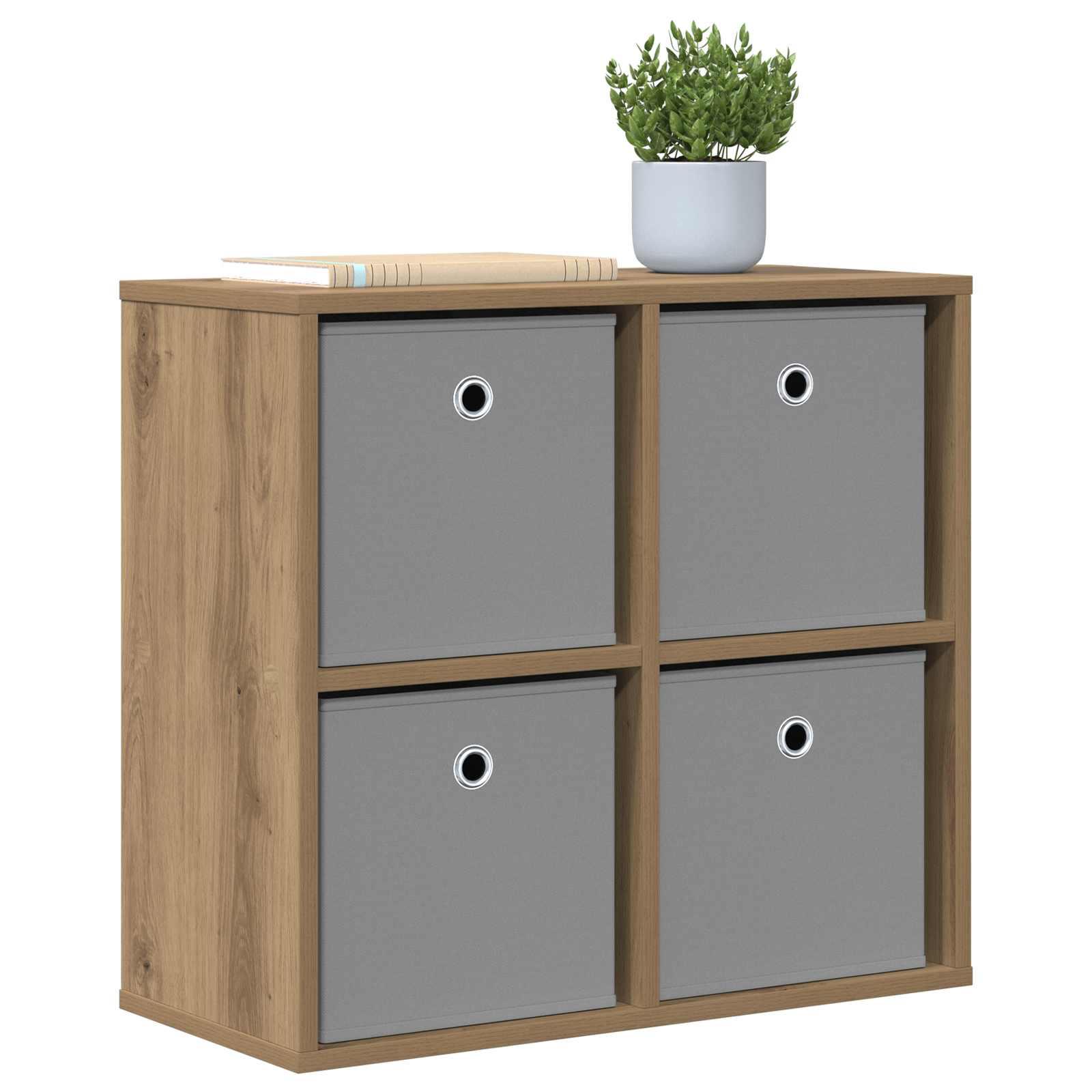 Sideboard mit Schubladen Artisan-Eiche 59,5 x 27 x 57 cm