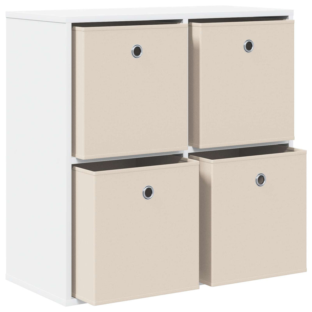 Sideboard mit Schubladen Weiß 68,5 x 32 x 67 cm