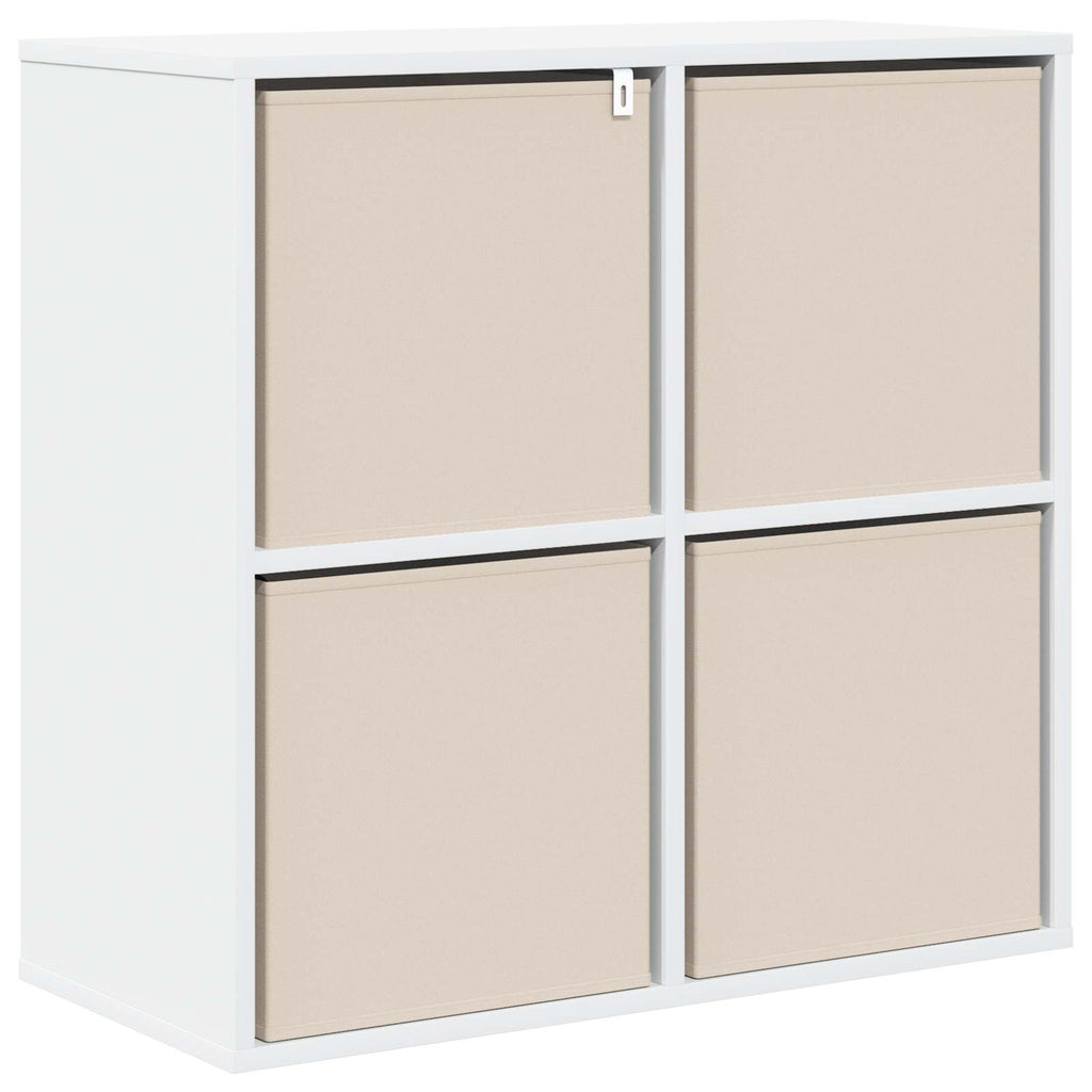 Sideboard mit Schubladen Weiß 68,5 x 32 x 67 cm