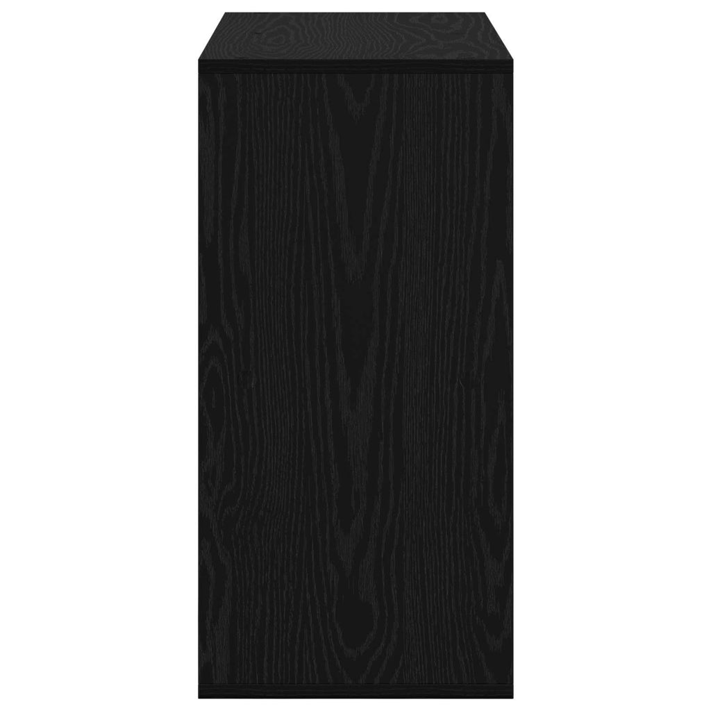 Sideboard mit Schubladen Schwarz Eichen-Optik 68,5 x 32 x 67 cm