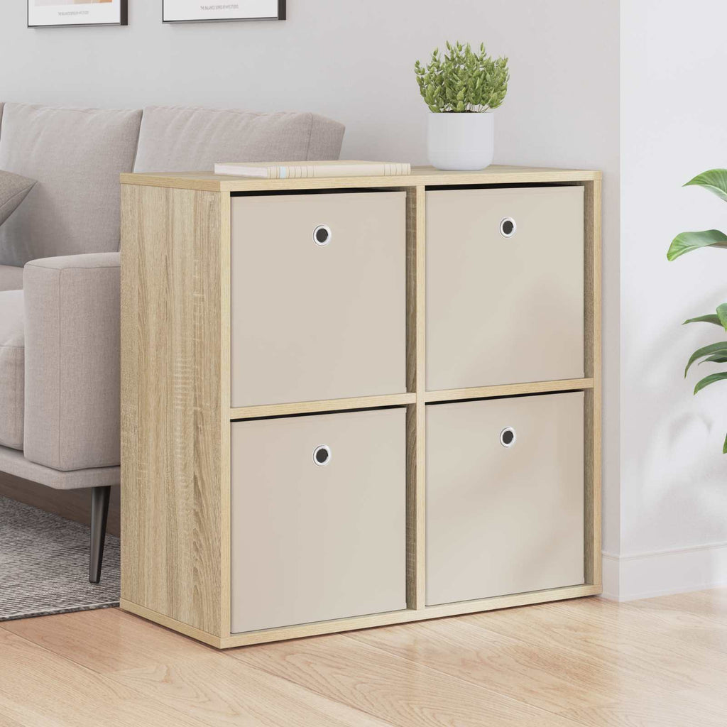 Sideboard mit Schubladen Sonoma-Eiche 68,5 x 32 x 67 cm