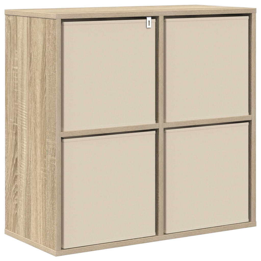 Sideboard mit Schubladen Sonoma-Eiche 68,5 x 32 x 67 cm