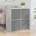 Sideboard mit Schubladen Beton Grau 68,5 x 32 x 67 cm