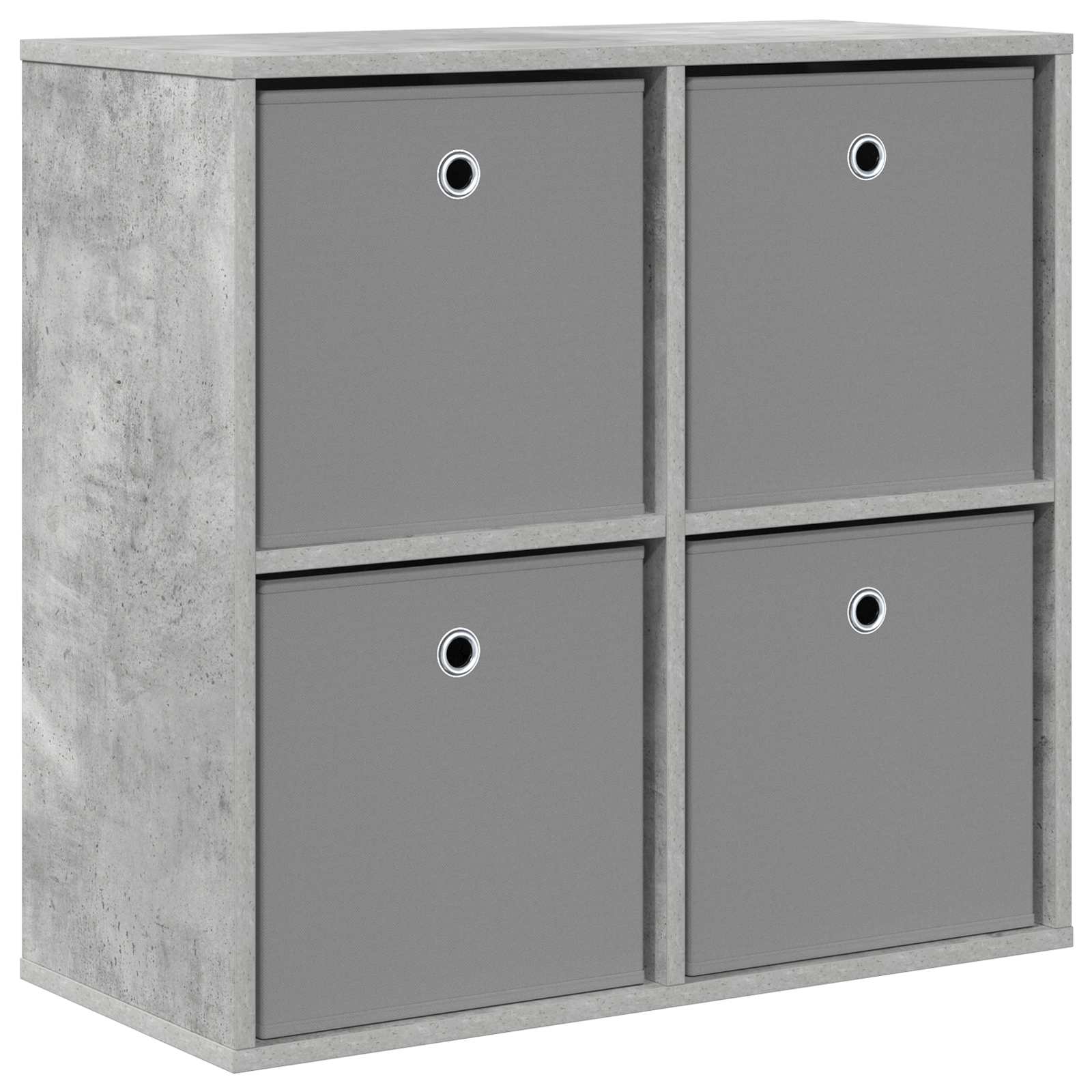 Sideboard mit Schubladen Beton Grau 68,5 x 32 x 67 cm
