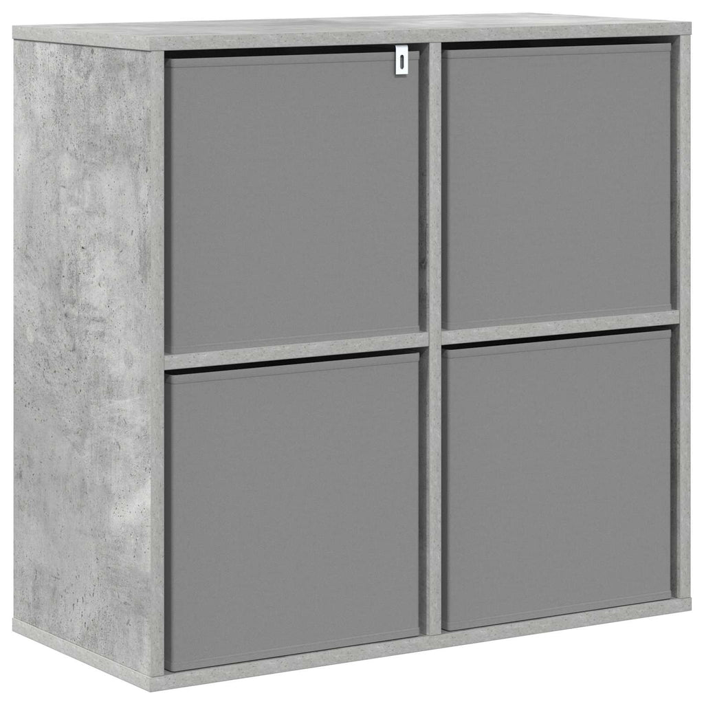Sideboard mit Schubladen Beton Grau 68,5 x 32 x 67 cm