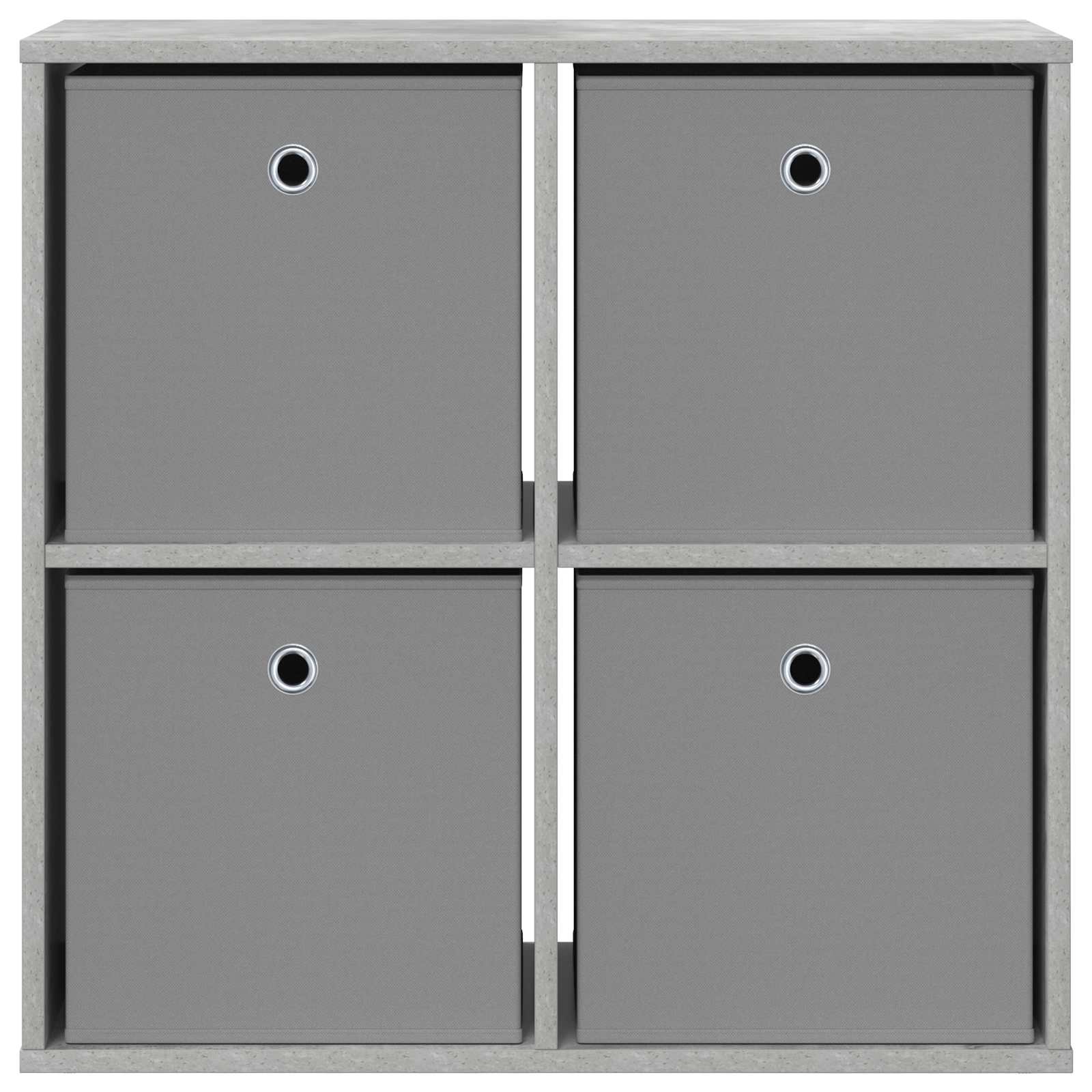 Sideboard mit Schubladen Beton Grau 68,5 x 32 x 67 cm