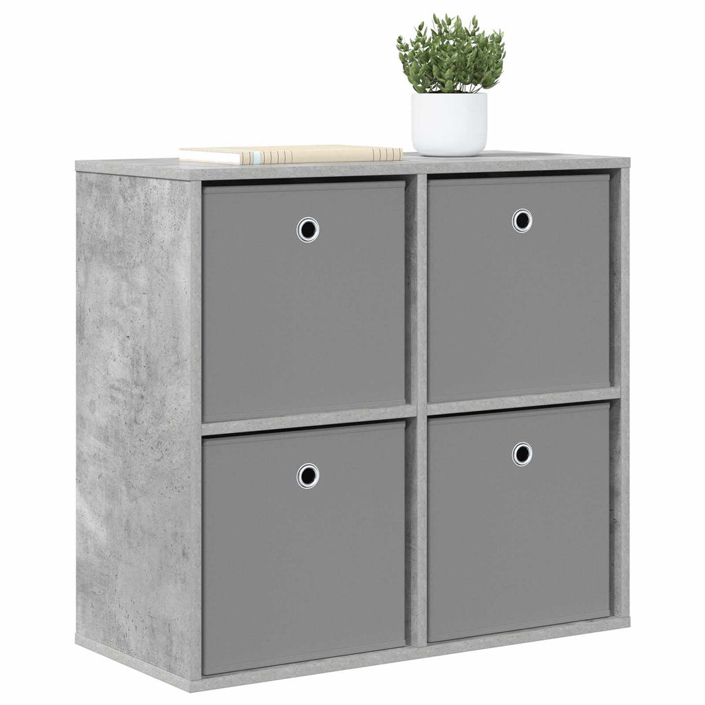 Sideboard mit Schubladen Beton Grau 68,5 x 32 x 67 cm