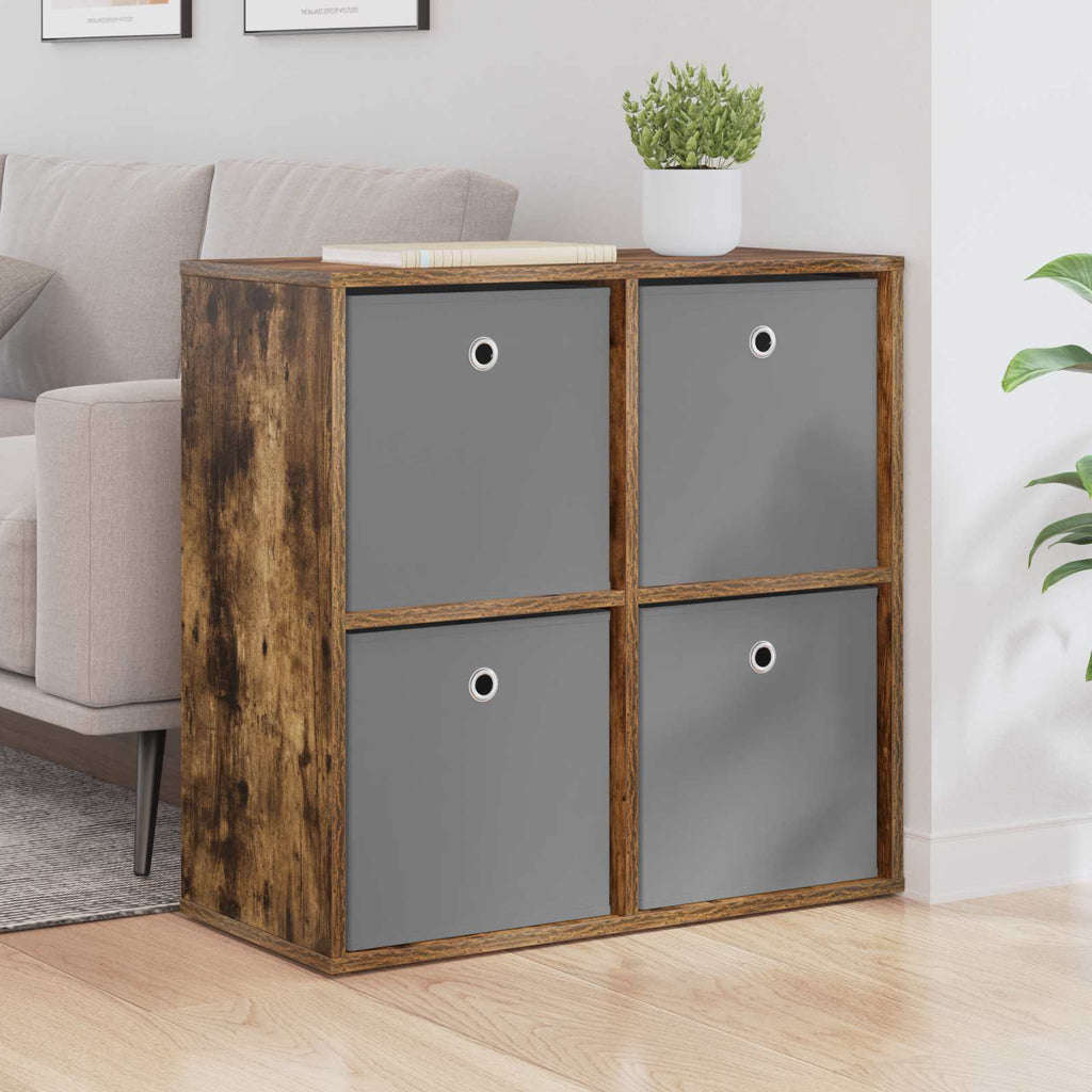 Sideboard mit Schubladen Geräucherte Eiche 68,5 x 32 x 67 cm
