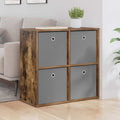 Sideboard mit Schubladen Geräucherte Eiche 68,5 x 32 x 67 cm