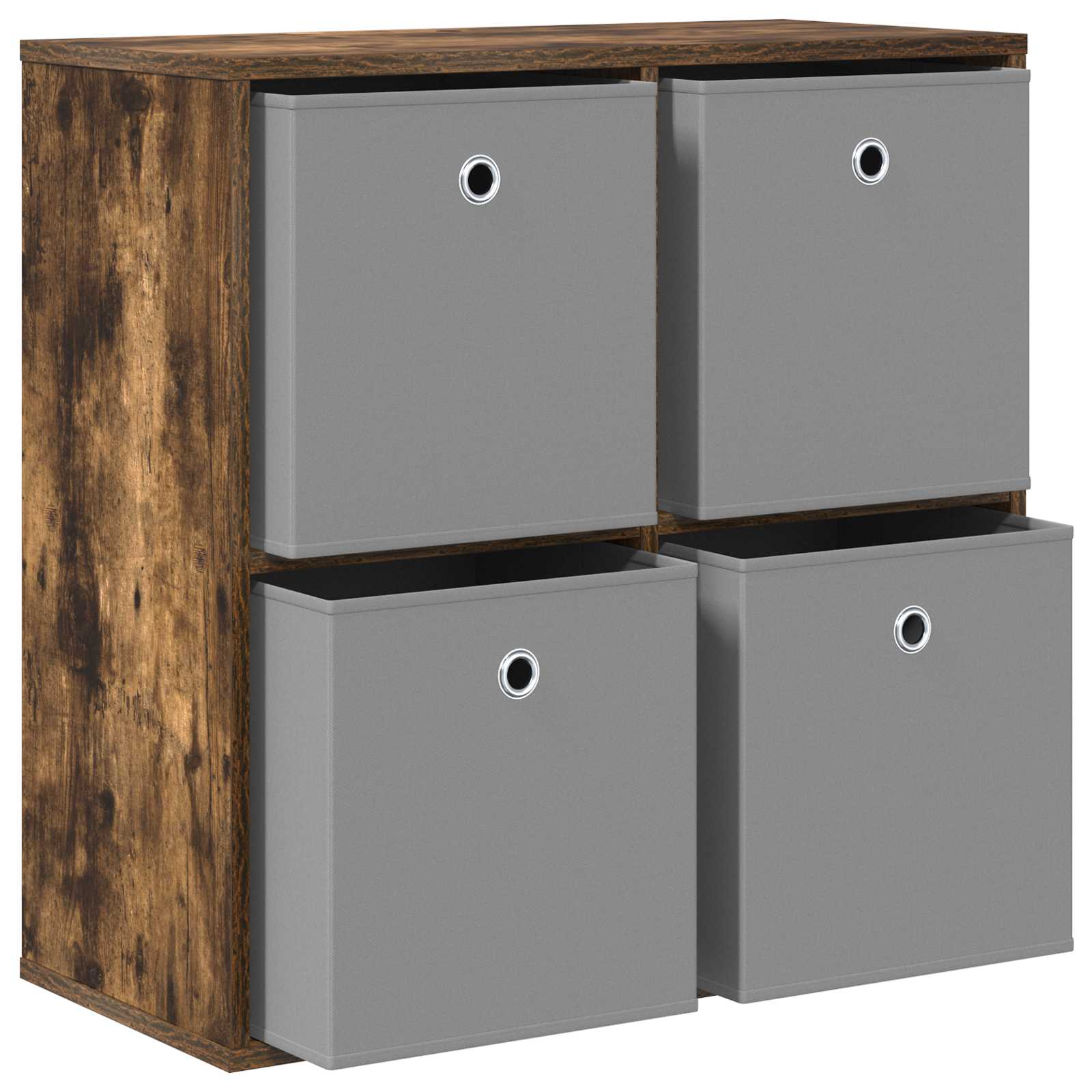 Sideboard mit Schubladen Geräucherte Eiche 68,5 x 32 x 67 cm