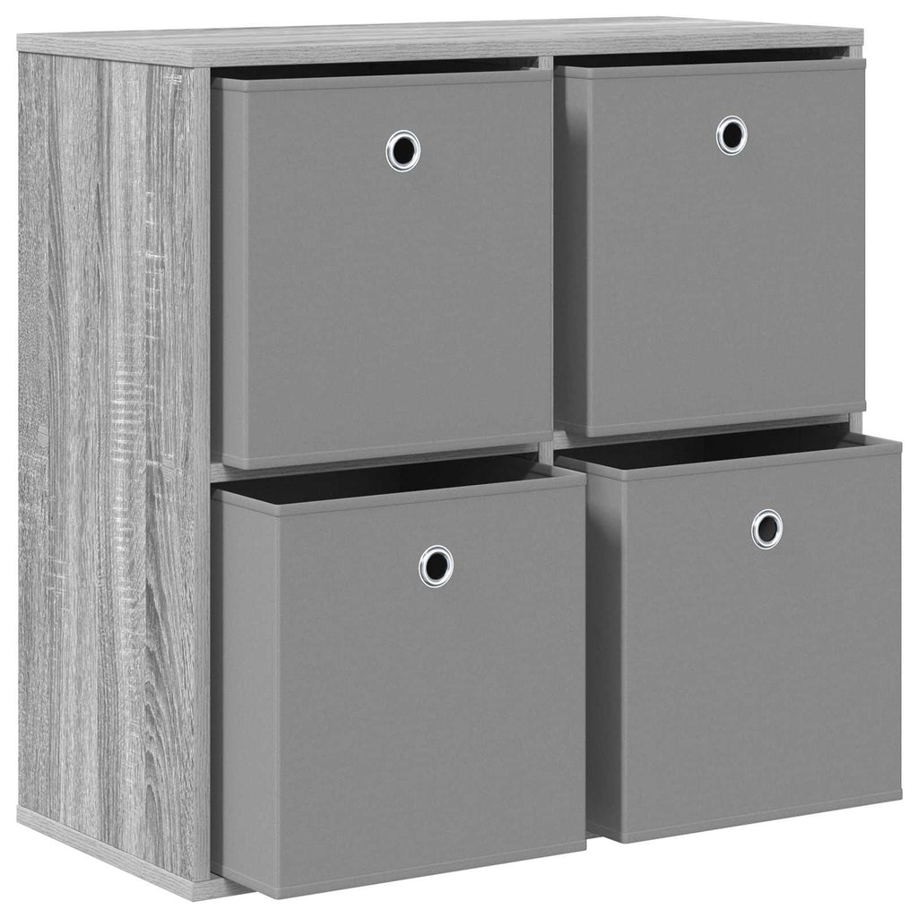 Sideboard mit Schubladen Graues Sonoma 68,5 x 32 x 67 cm