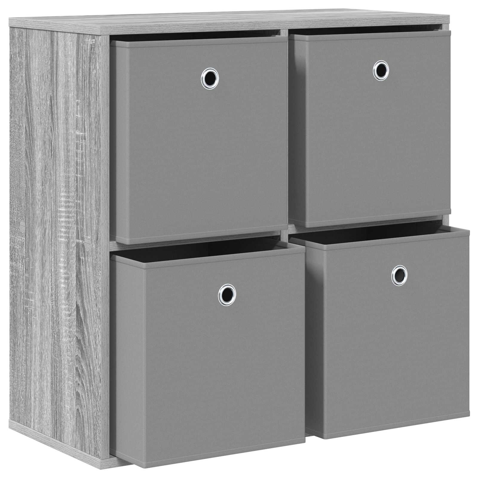Sideboard mit Schubladen Graues Sonoma 68,5 x 32 x 67 cm
