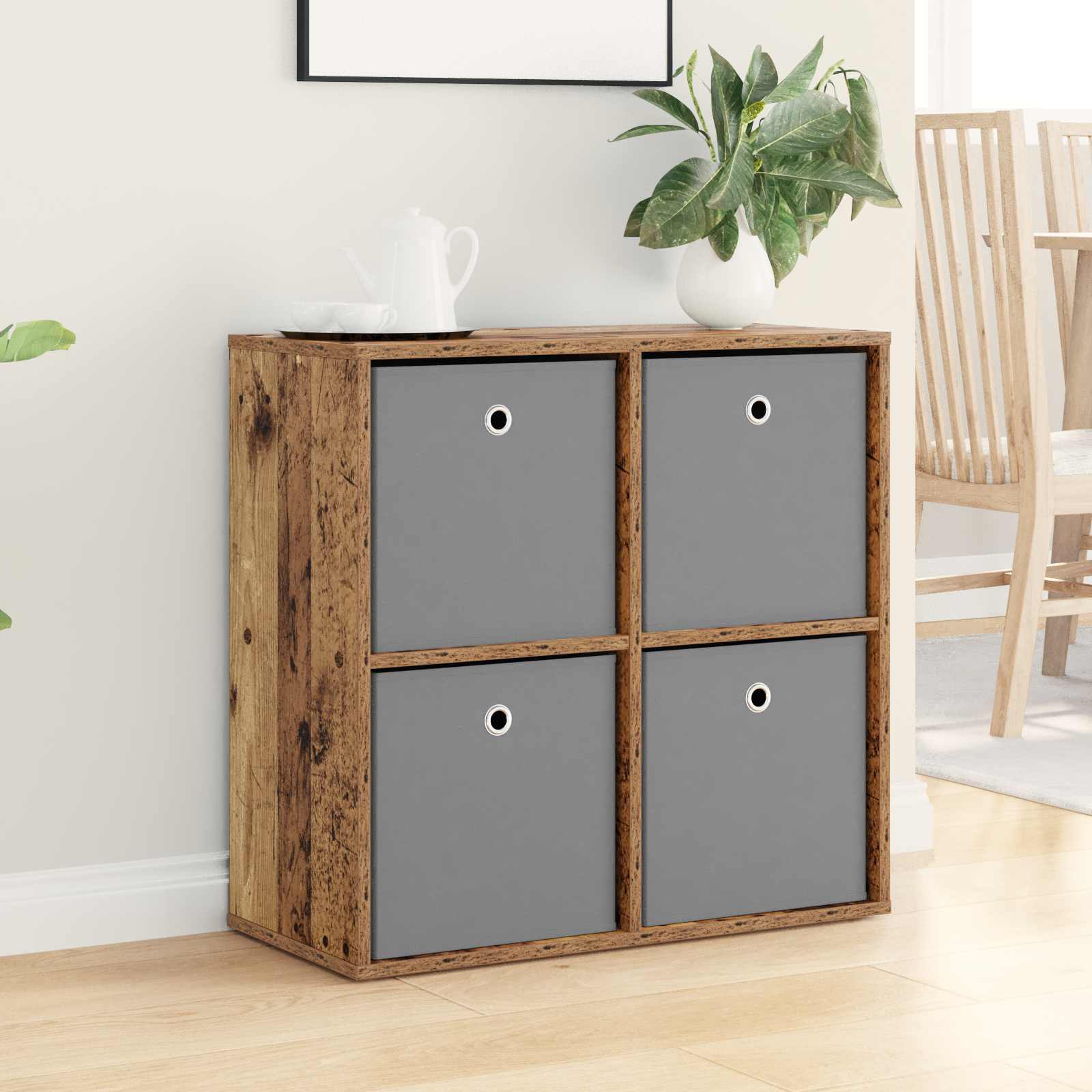 Sideboard mit Schubladen Altholz 68,5 x 32 x 67 cm