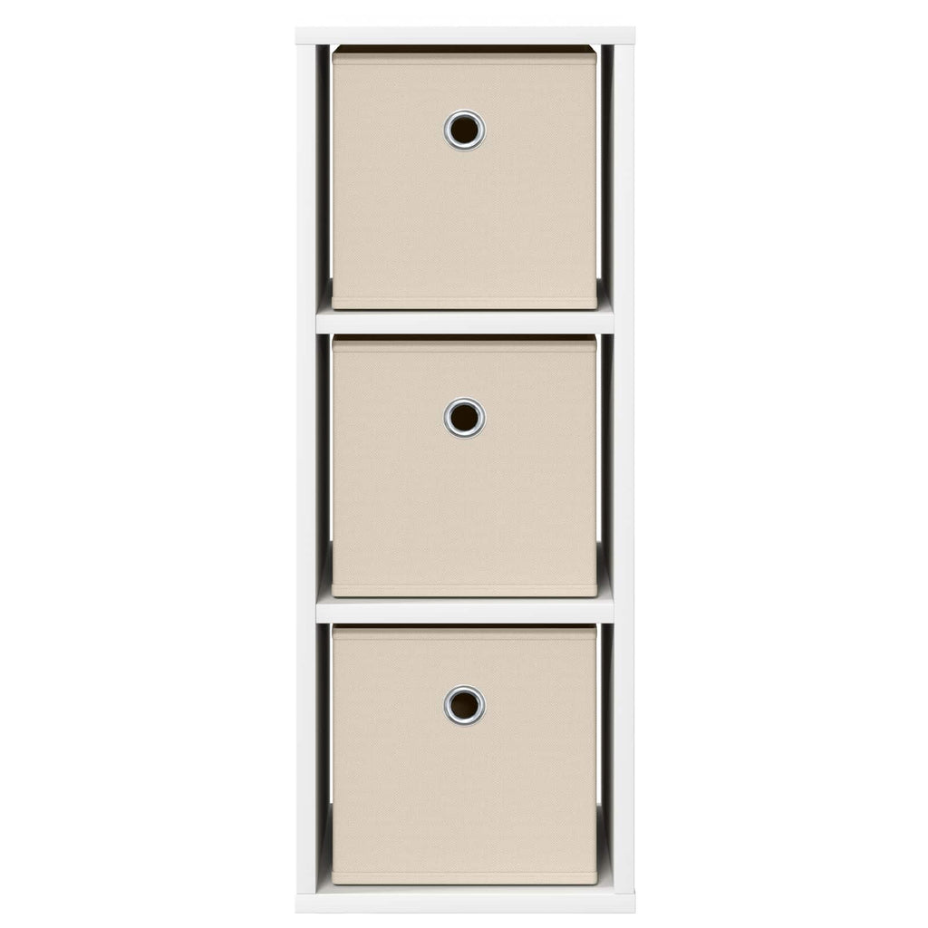 Sideboard mit Schubladen Weiß 25,5 x 22 x 69,5 cm