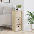Sideboard mit Schubladen Sonoma-Eiche 25,5 x 22 x 69,5 cm