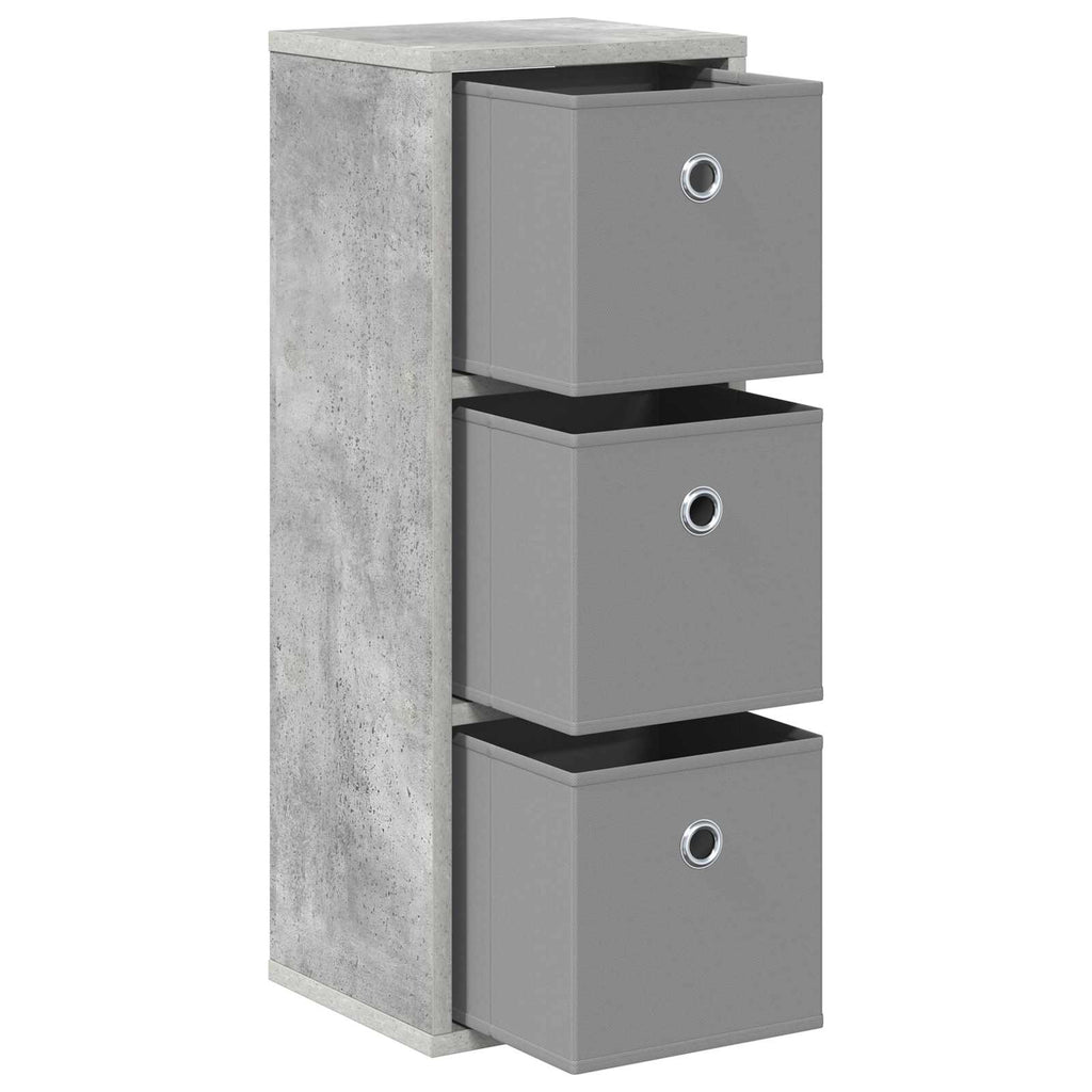 Sideboard mit Schubladen Beton Grau 25,5 x 22 x 69,5 cm