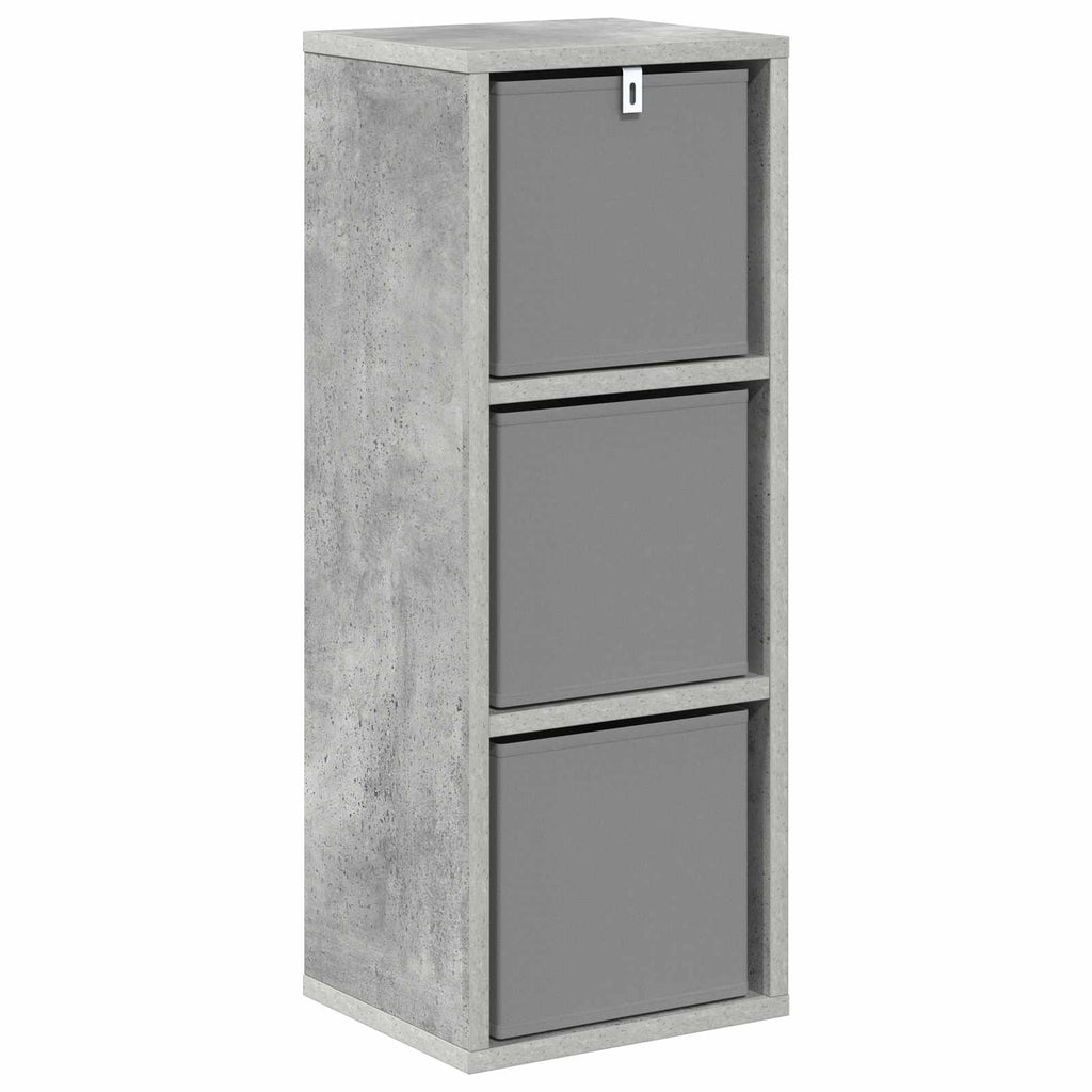 Sideboard mit Schubladen Beton Grau 25,5 x 22 x 69,5 cm