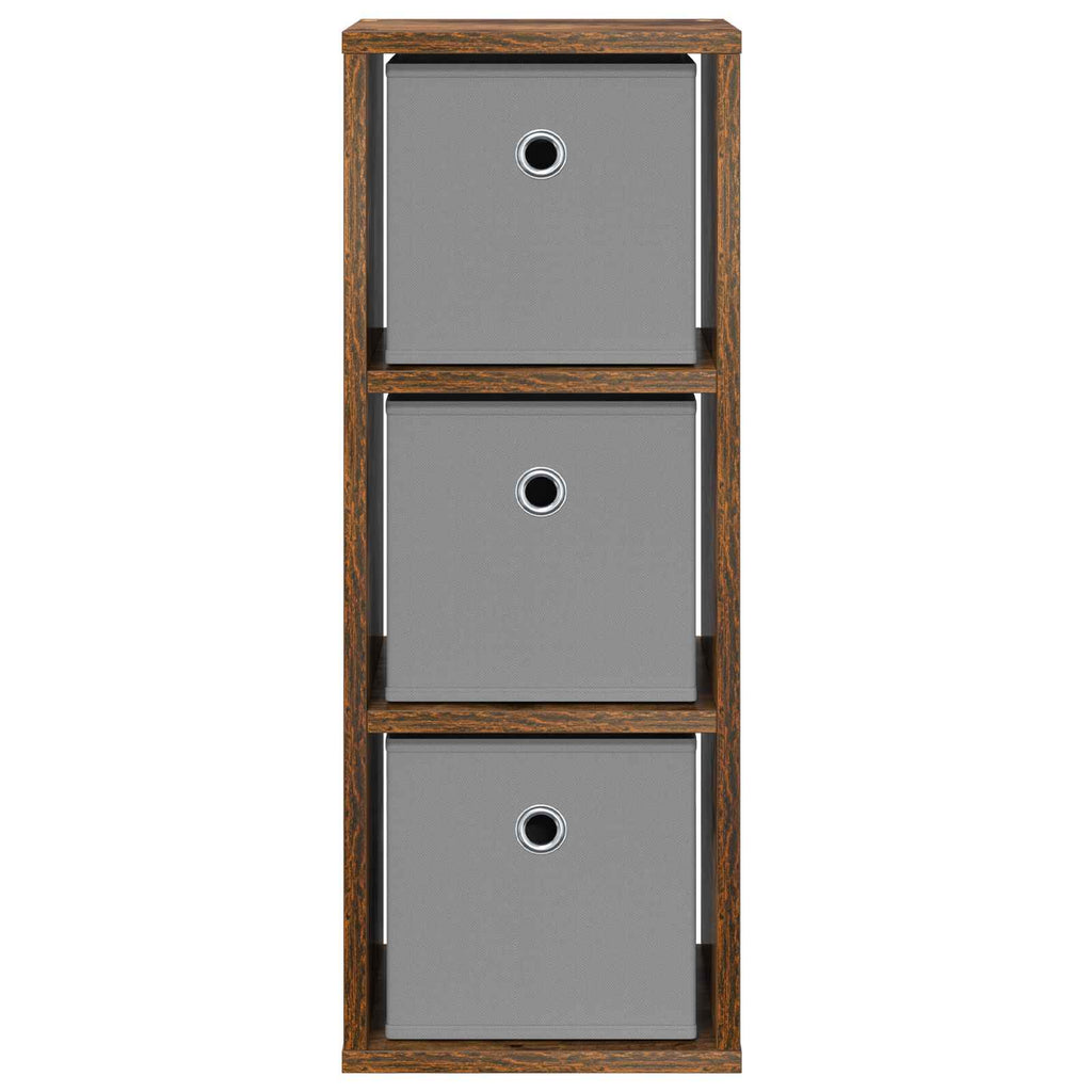Sideboard mit Schubladen Geräucherte Eiche 25,5 x 22 x 69,5 cm