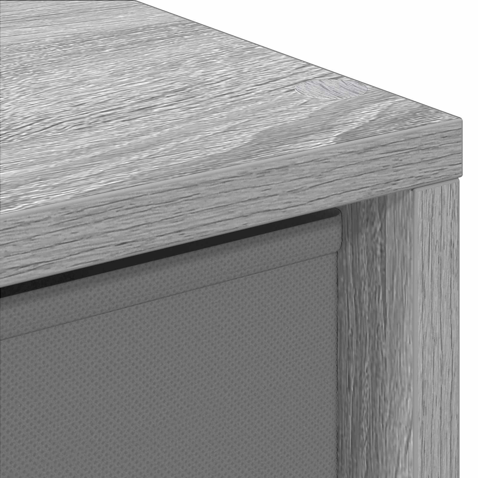 Sideboard mit Schubladen Graues Sonoma 25,5 x 22 x 69,5 cm