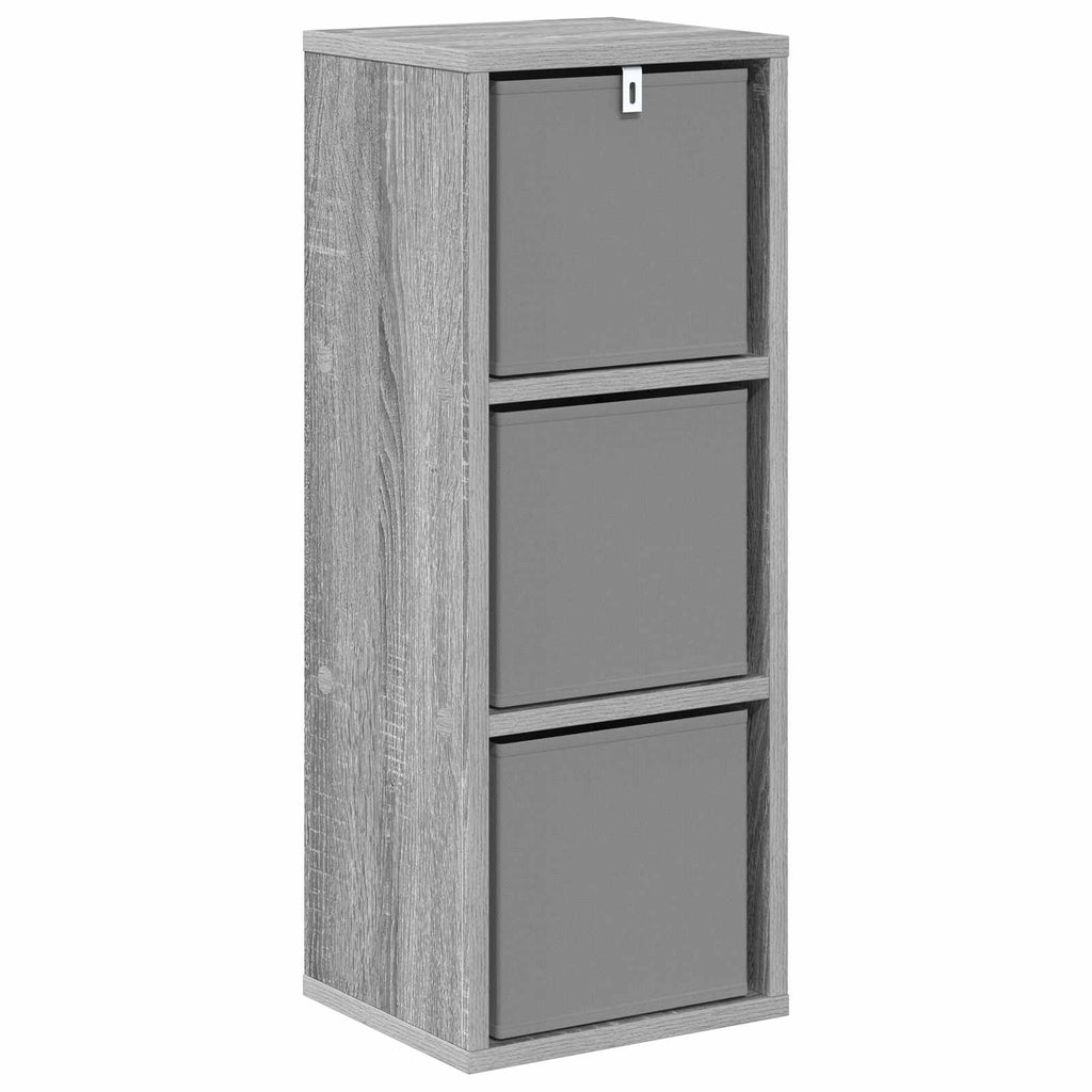 Sideboard mit Schubladen Graues Sonoma 25,5 x 22 x 69,5 cm