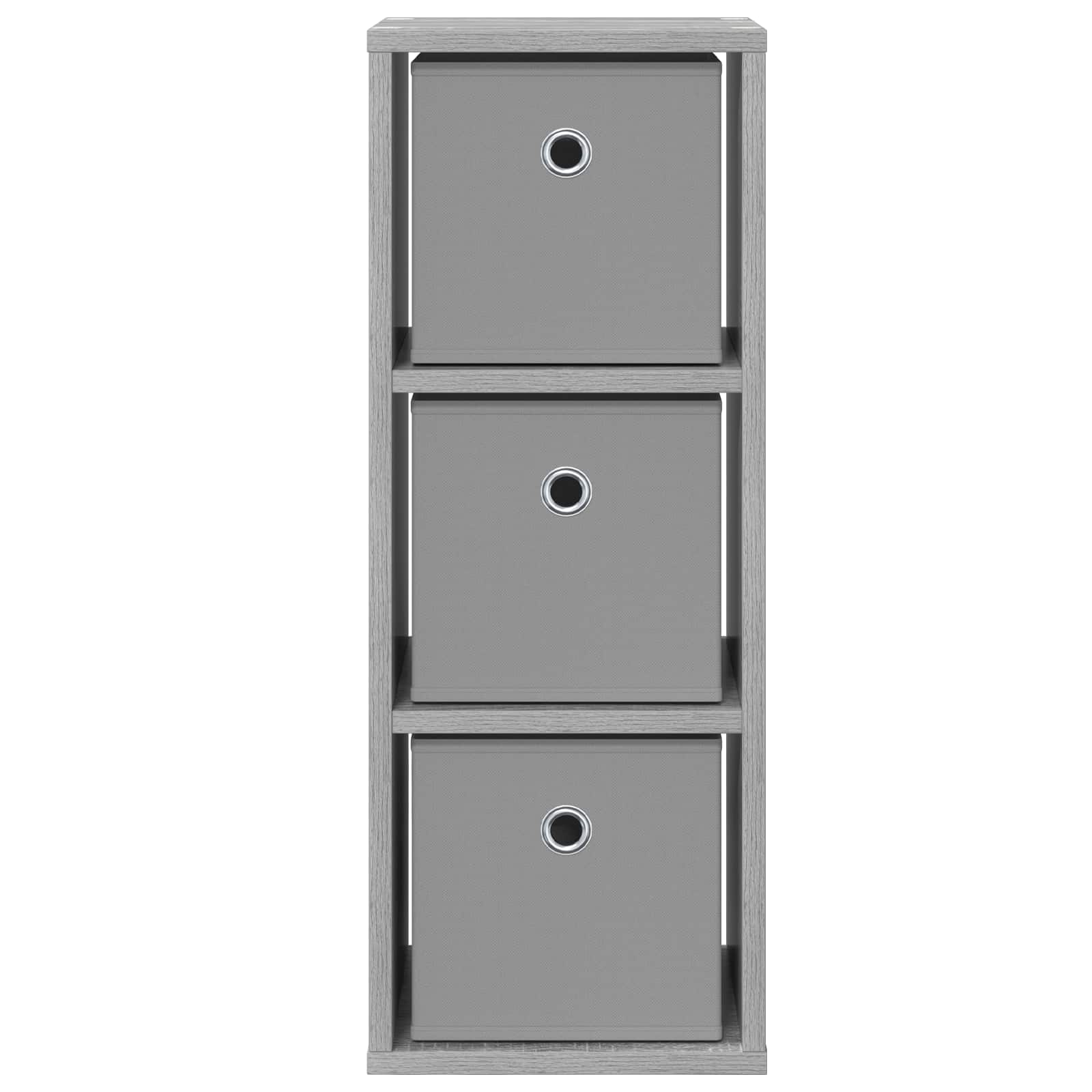 Sideboard mit Schubladen Graues Sonoma 25,5 x 22 x 69,5 cm