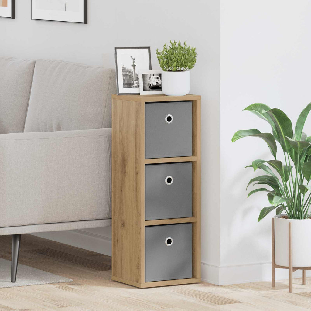 Sideboard mit Schubladen Artisan-Eiche 25,5 x 22 x 69,5 cm