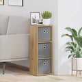 Sideboard mit Schubladen Artisan-Eiche 25,5 x 22 x 69,5 cm