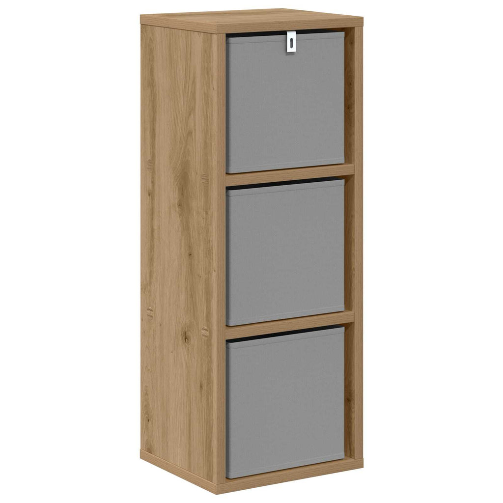 Sideboard mit Schubladen Artisan-Eiche 25,5 x 22 x 69,5 cm