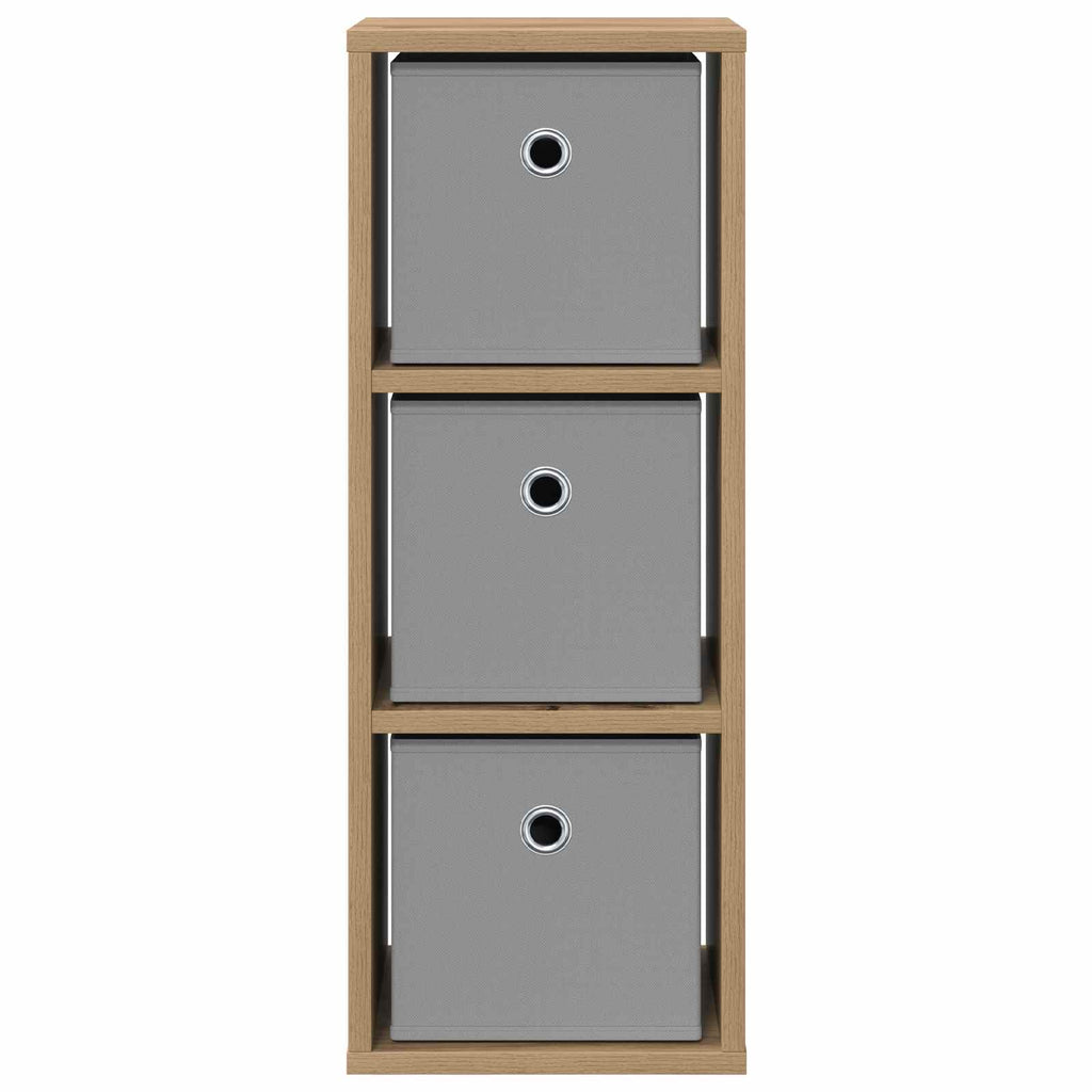 Sideboard mit Schubladen Artisan-Eiche 25,5 x 22 x 69,5 cm