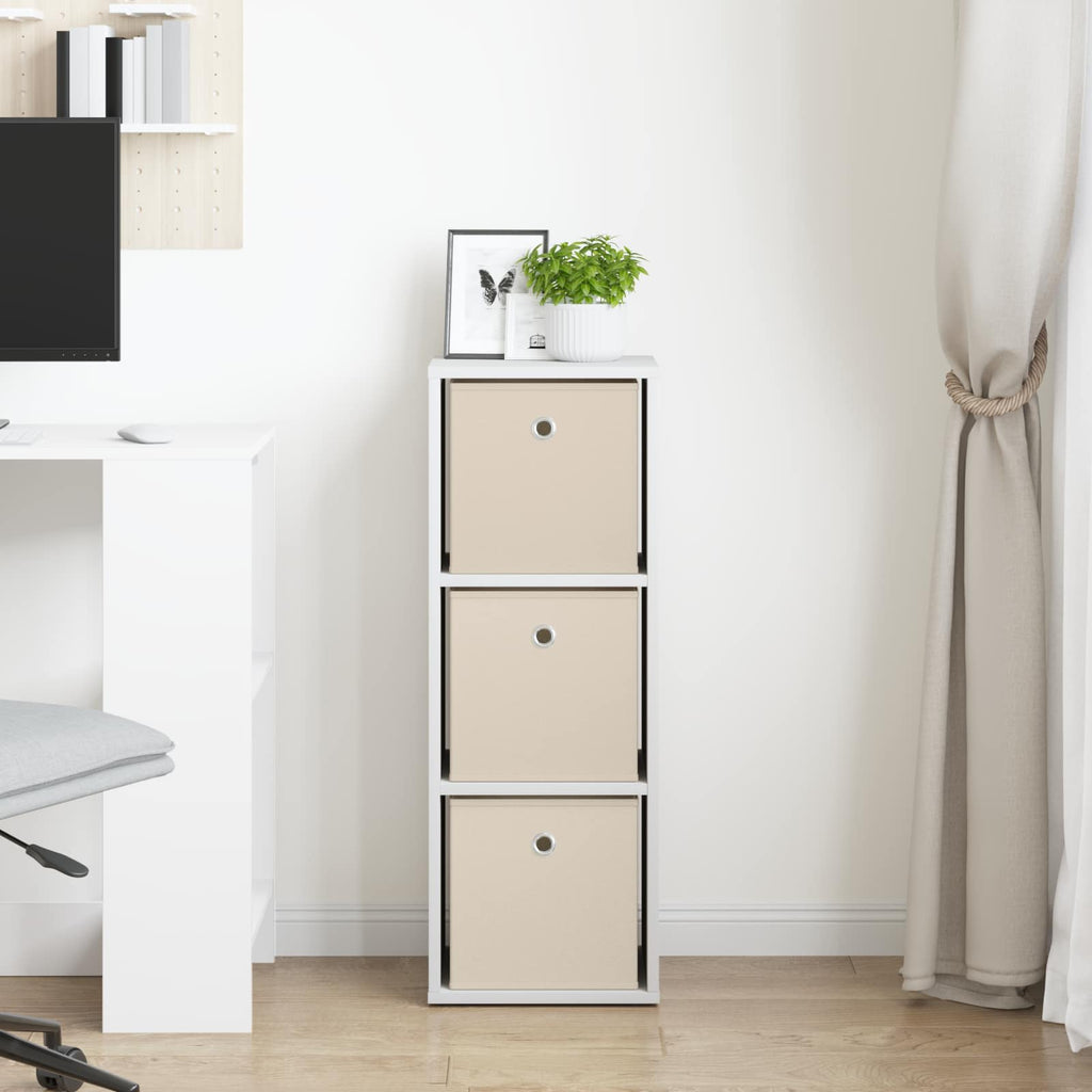 Sideboard mit Schubladen Weiß 30,5 x 27 x 84,5 cm
