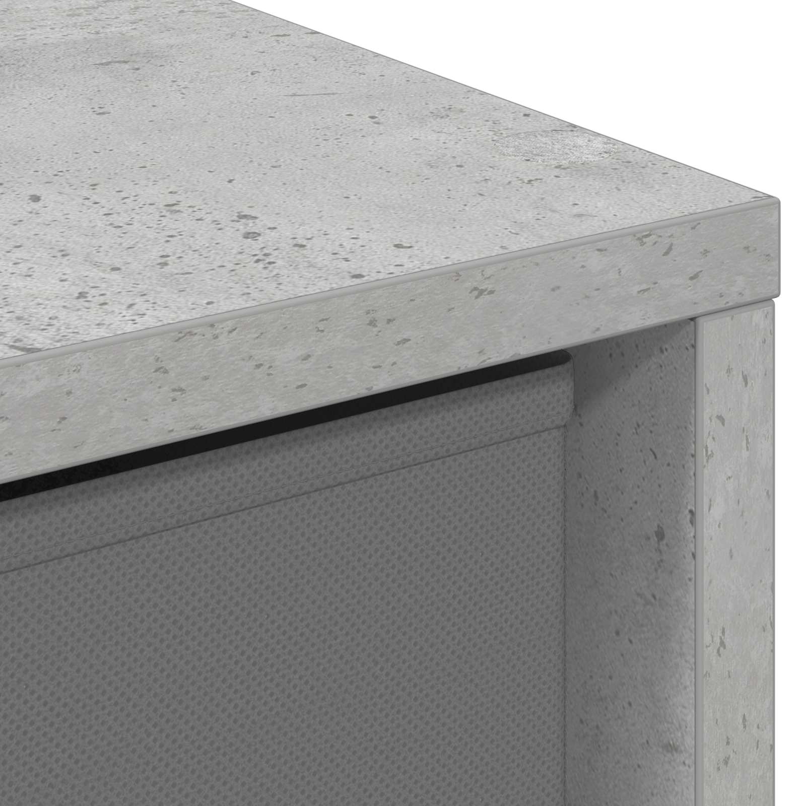 Sideboard mit Schubladen Beton Grau 30,5 x 27 x 84,5 cm