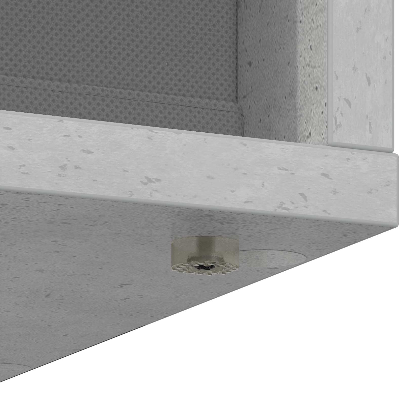Sideboard mit Schubladen Beton Grau 30,5 x 27 x 84,5 cm