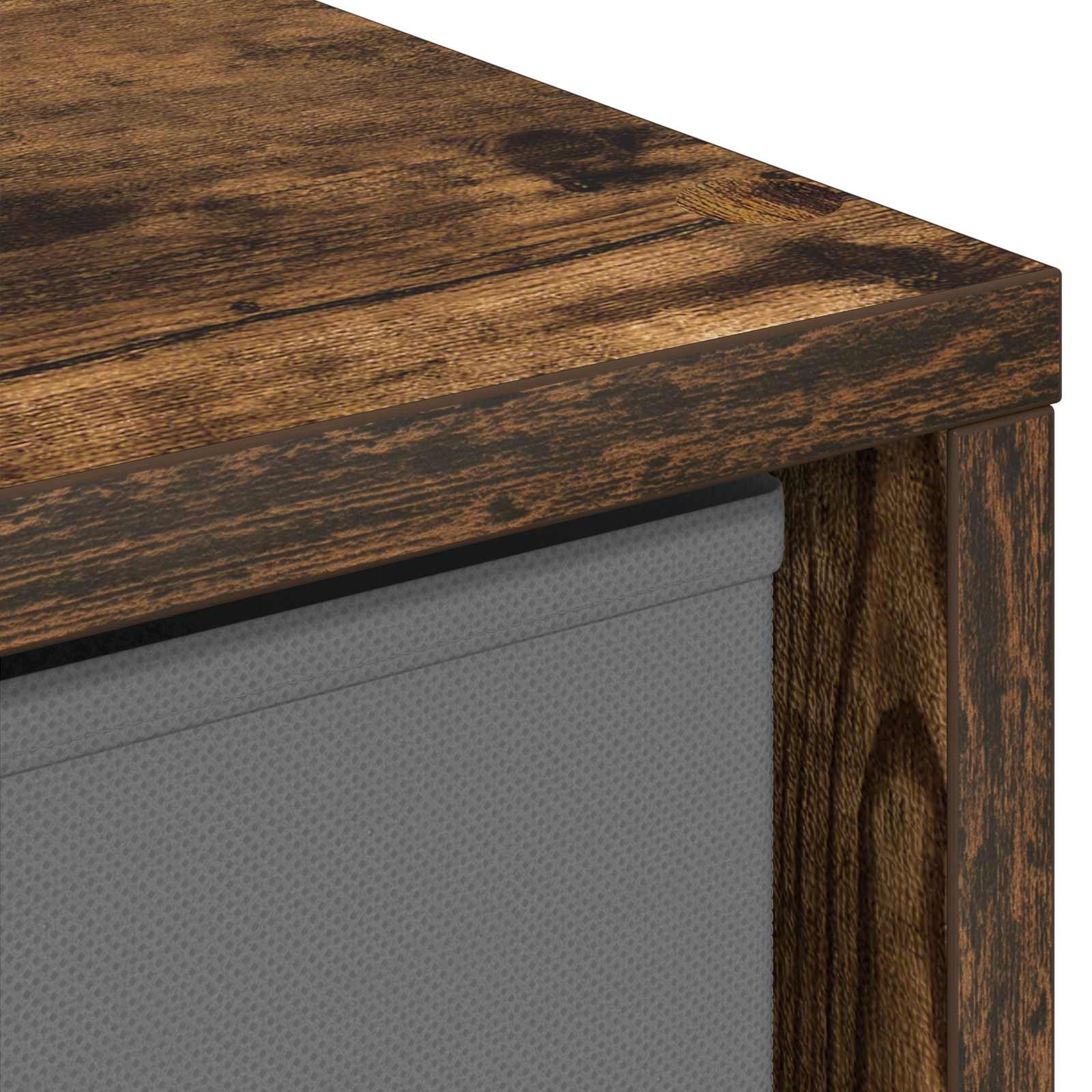Sideboard mit Schubladen Geräucherte Eiche 30,5 x 27 x 84,5 cm