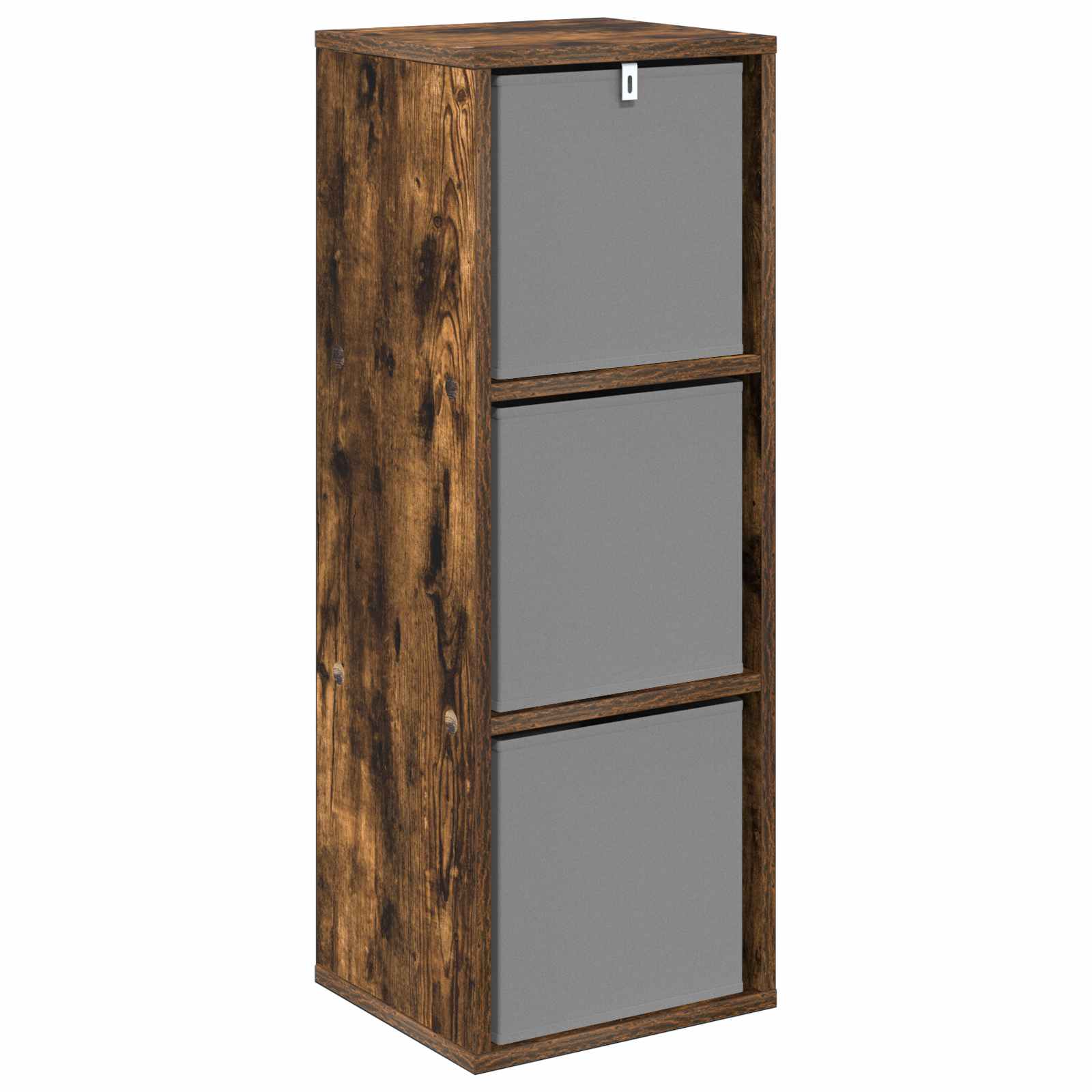 Sideboard mit Schubladen Geräucherte Eiche 30,5 x 27 x 84,5 cm