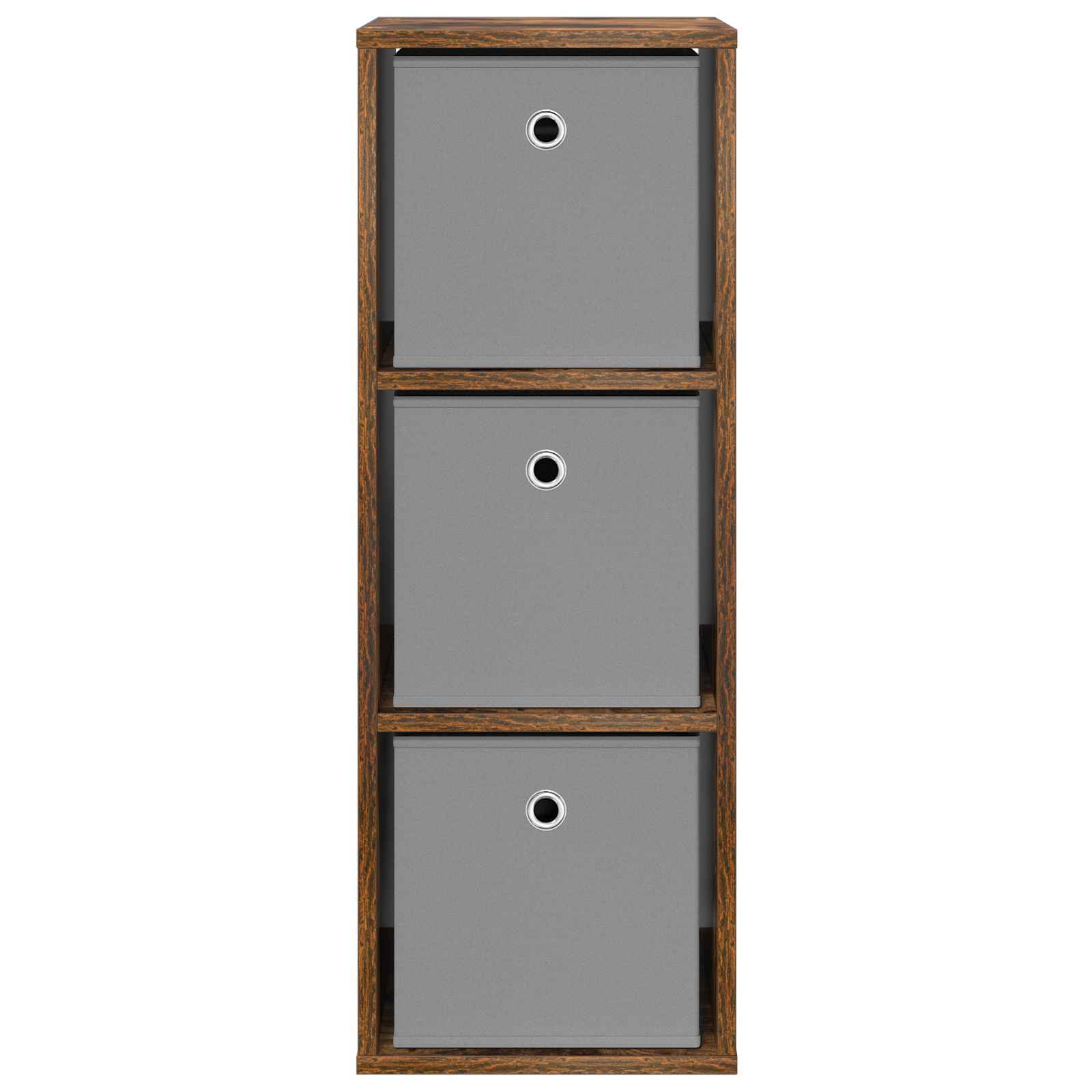 Sideboard mit Schubladen Geräucherte Eiche 30,5 x 27 x 84,5 cm