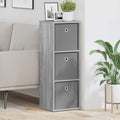 Sideboard mit Schubladen Graues Sonoma 30,5 x 27 x 84,5 cm
