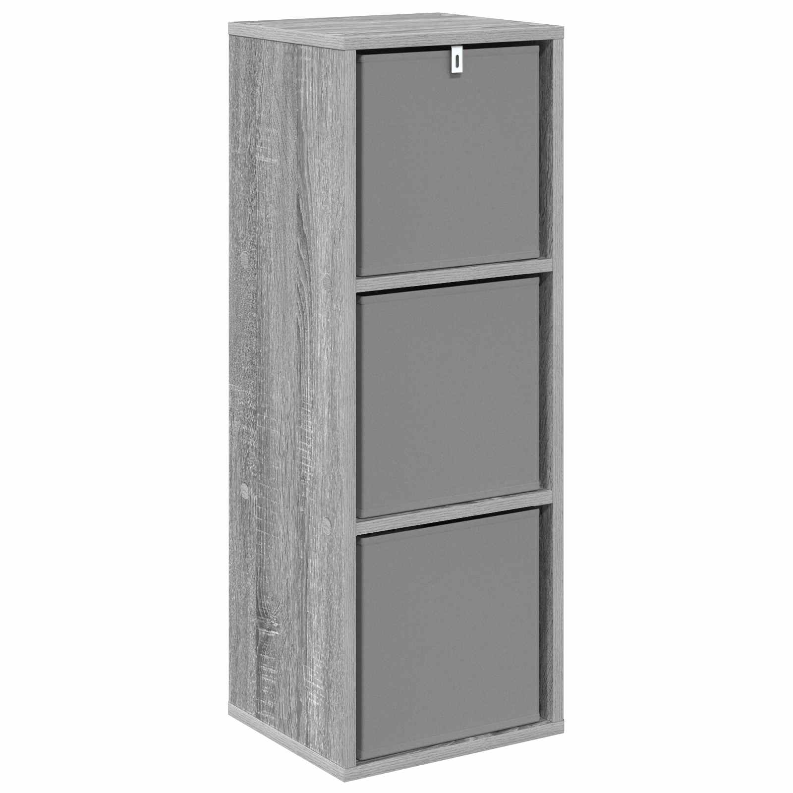 Sideboard mit Schubladen Graues Sonoma 30,5 x 27 x 84,5 cm