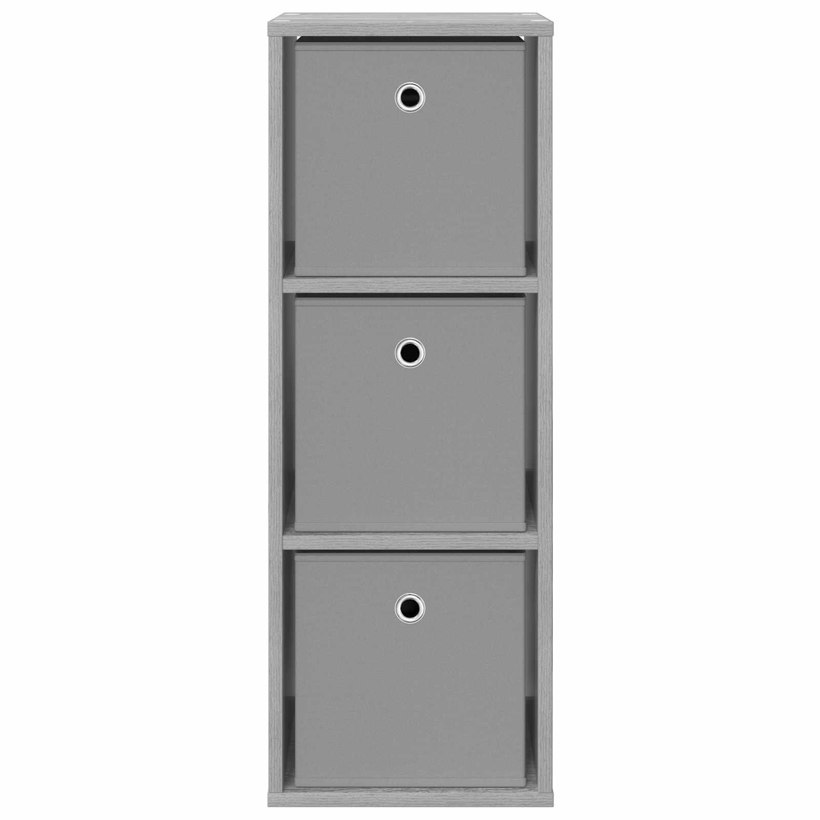 Sideboard mit Schubladen Graues Sonoma 30,5 x 27 x 84,5 cm
