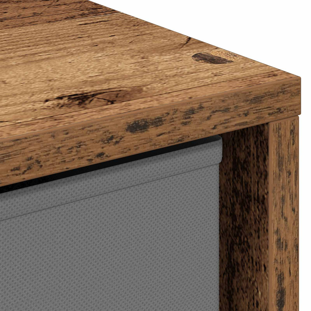 Sideboard mit Schubladen Altholz 30,5 x 27 x 84,5 cm