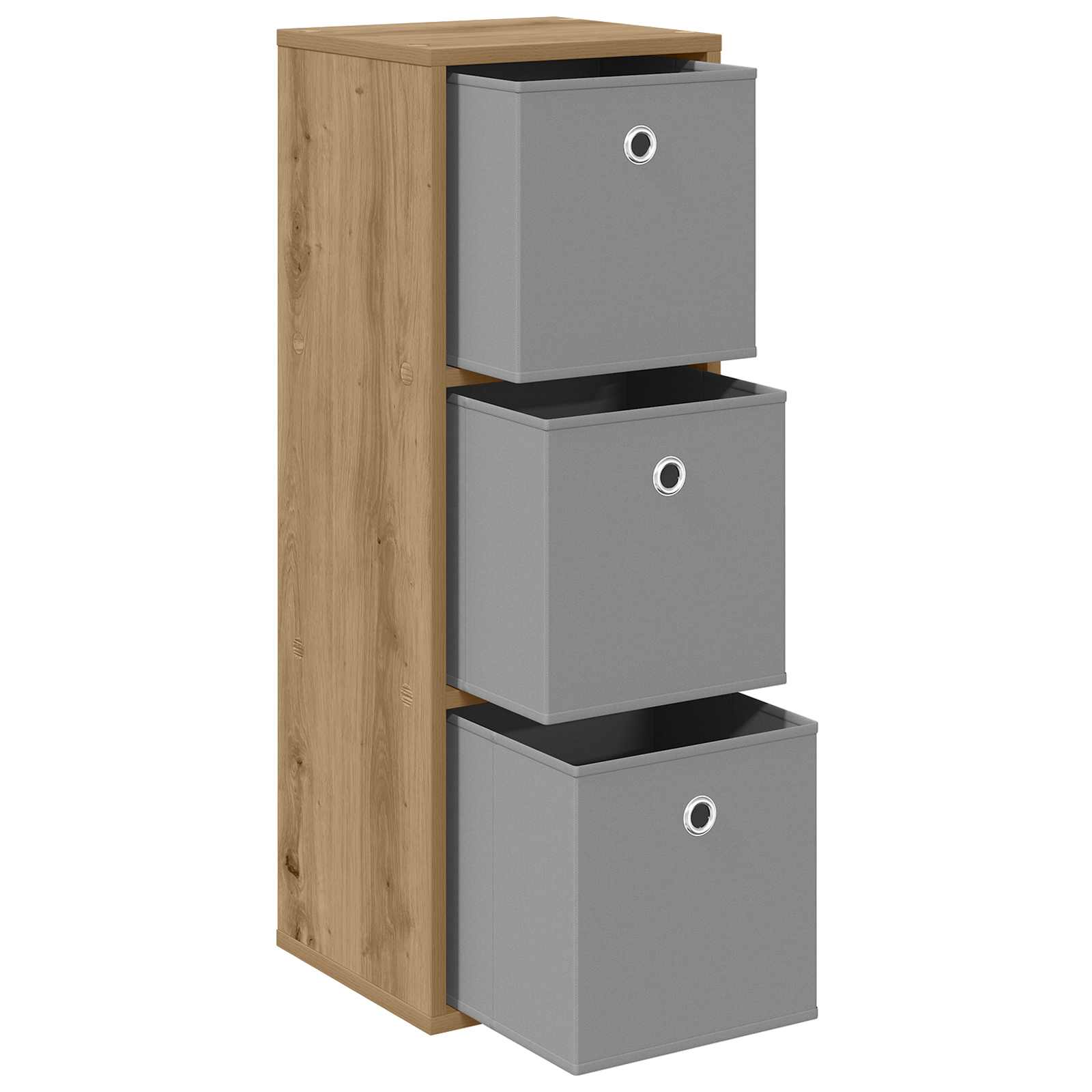 Sideboard mit Schubladen Artisan-Eiche 30,5 x 27 x 84,5 cm