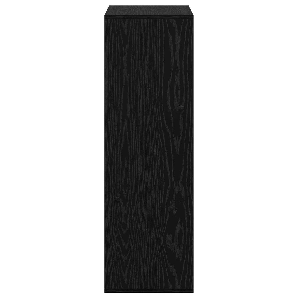 Sideboard mit Schubladen Schwarz Eichen-Optik 35 x 32 x 99,5 cm