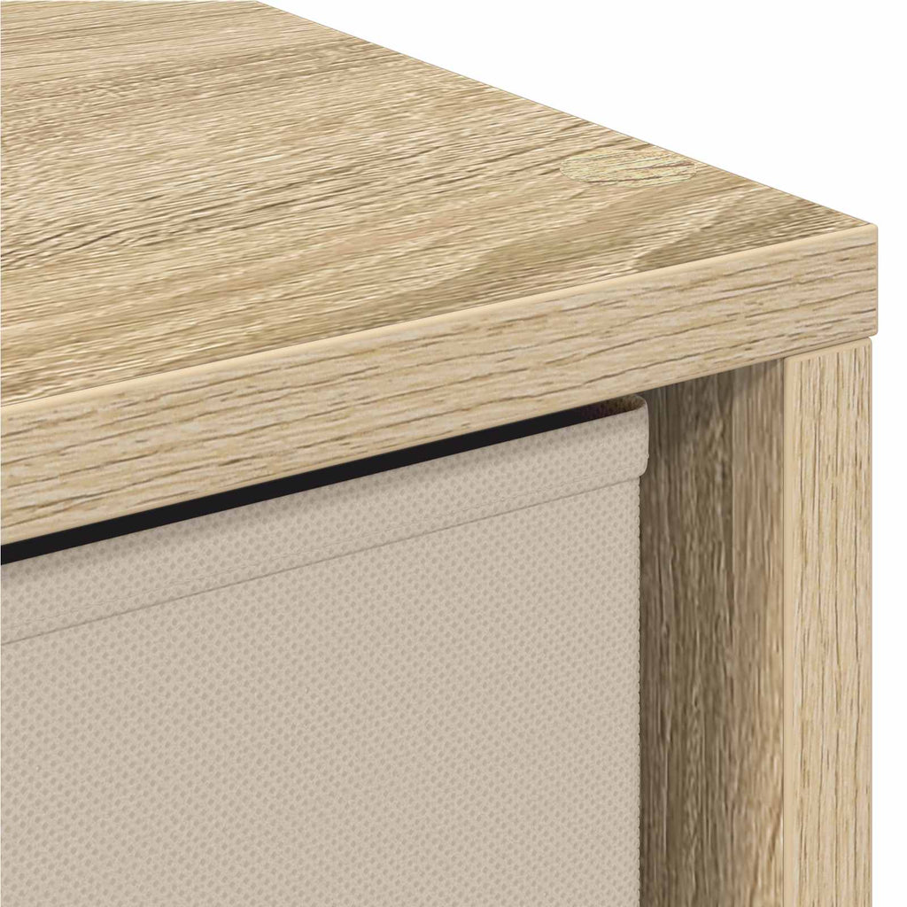 Sideboard mit Schubladen Sonoma-Eiche 35 x 32 x 99,5 cm