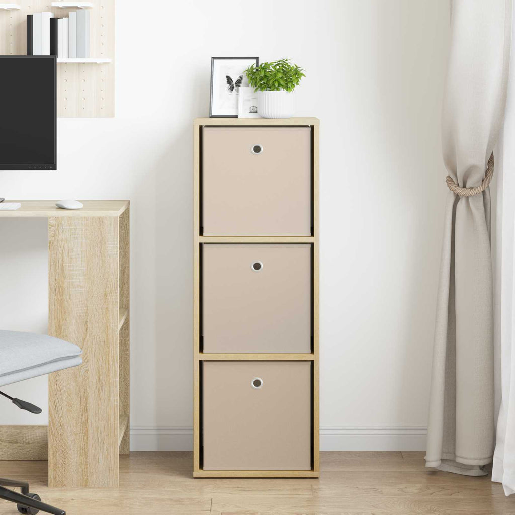 Sideboard mit Schubladen Sonoma-Eiche 35 x 32 x 99,5 cm