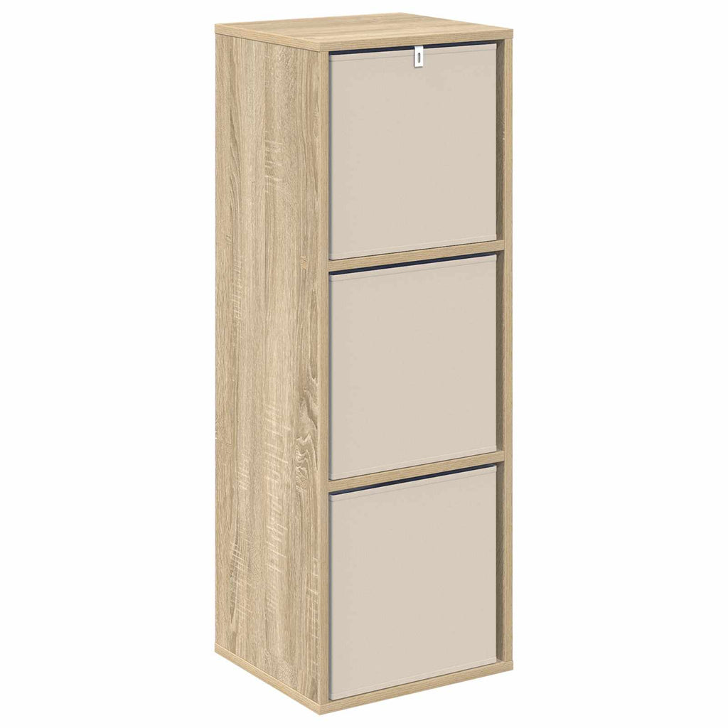 Sideboard mit Schubladen Sonoma-Eiche 35 x 32 x 99,5 cm