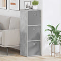 Sideboard mit Schubladen Beton Grau 35 x 32 x 99,5 cm