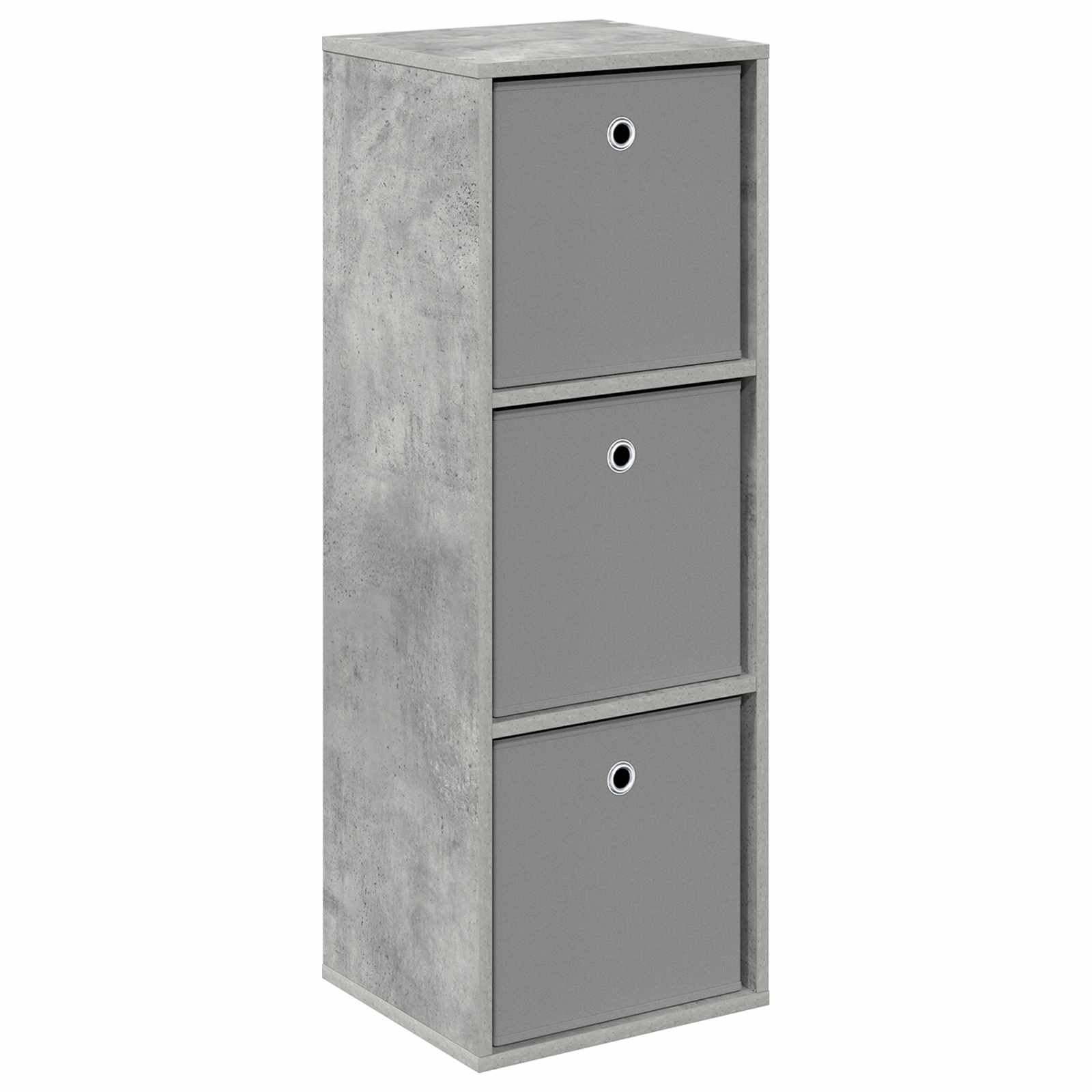 Sideboard mit Schubladen Beton Grau 35 x 32 x 99,5 cm