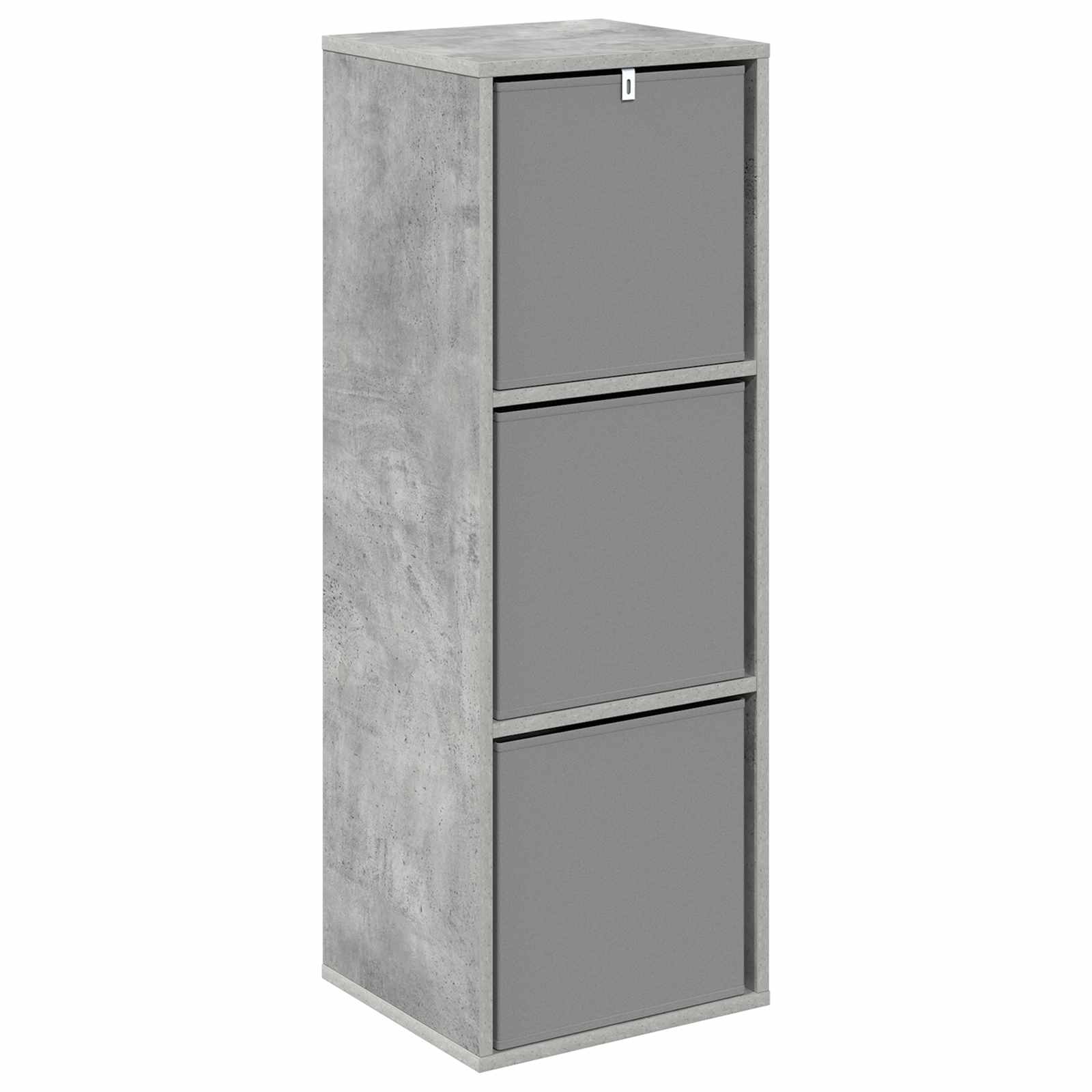 Sideboard mit Schubladen Beton Grau 35 x 32 x 99,5 cm
